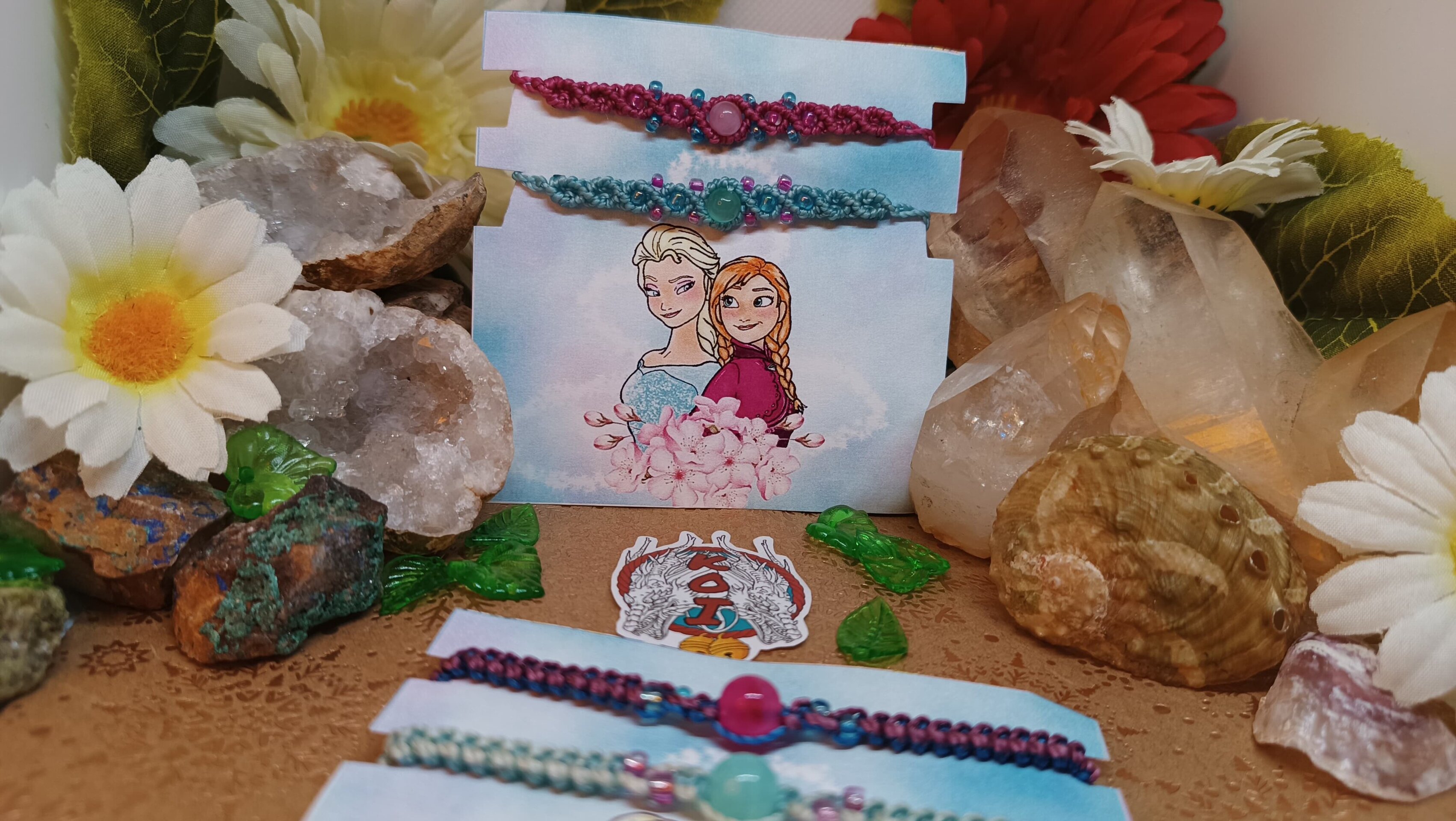 Pulseras Frozen, Elsa y Anna. Disney - 3