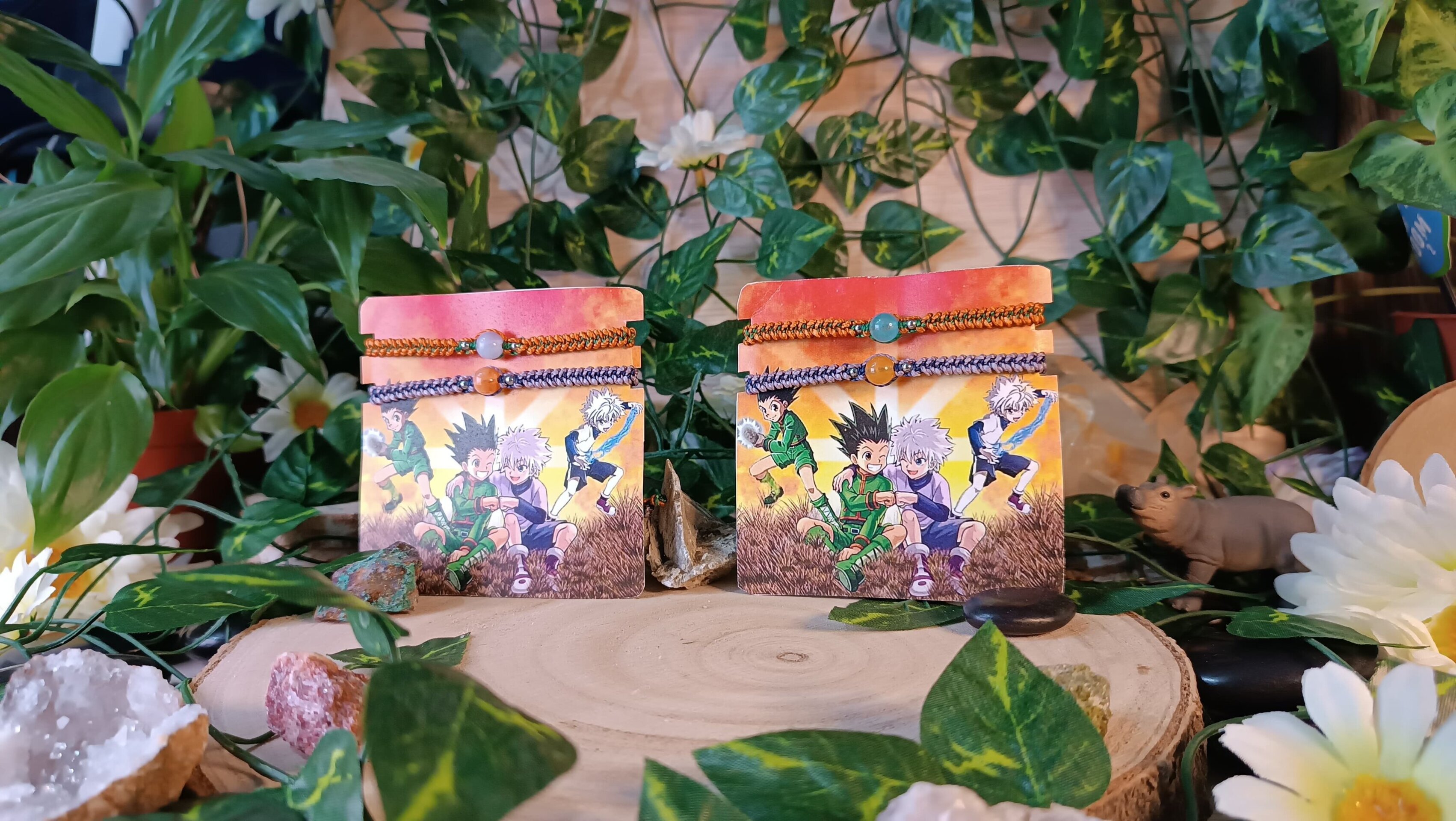 Pulseras Hunter x Hunter, Gon y Kilua anime Pulseras para compartir - 2