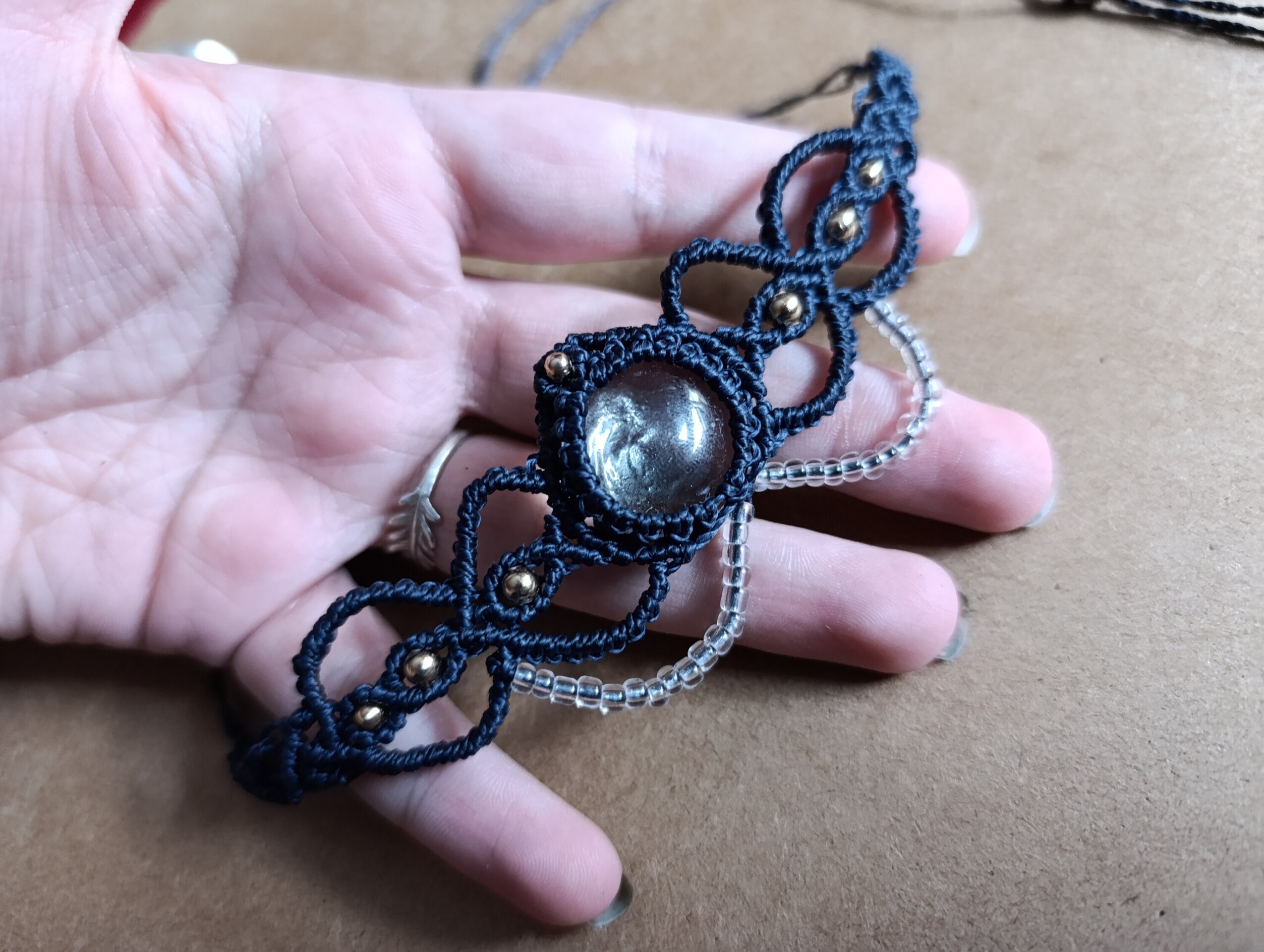 Gargantilla/Choker macramé - 4