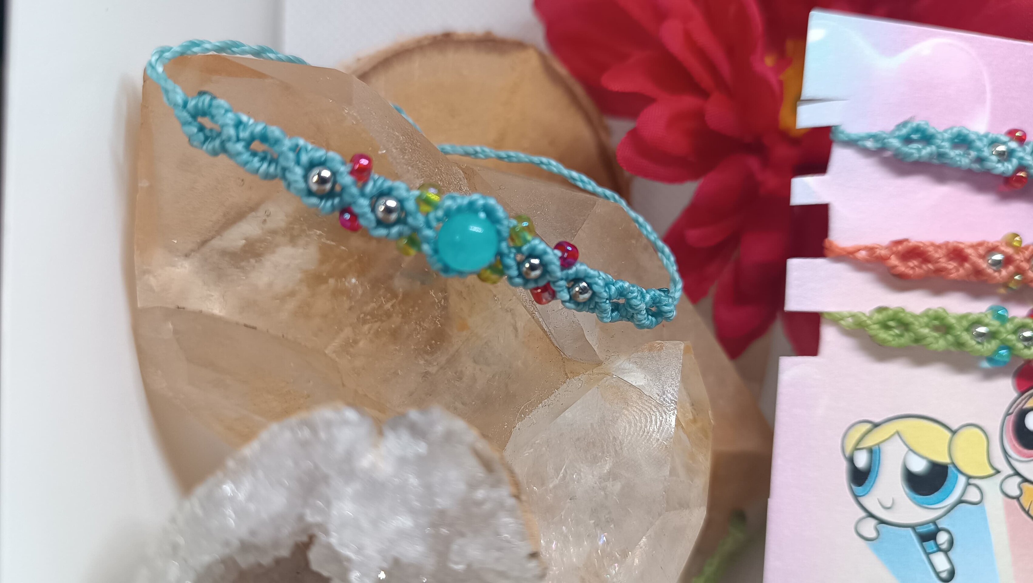 Pulseras Super nenas con piedras preciosas naturales para compartir - 3