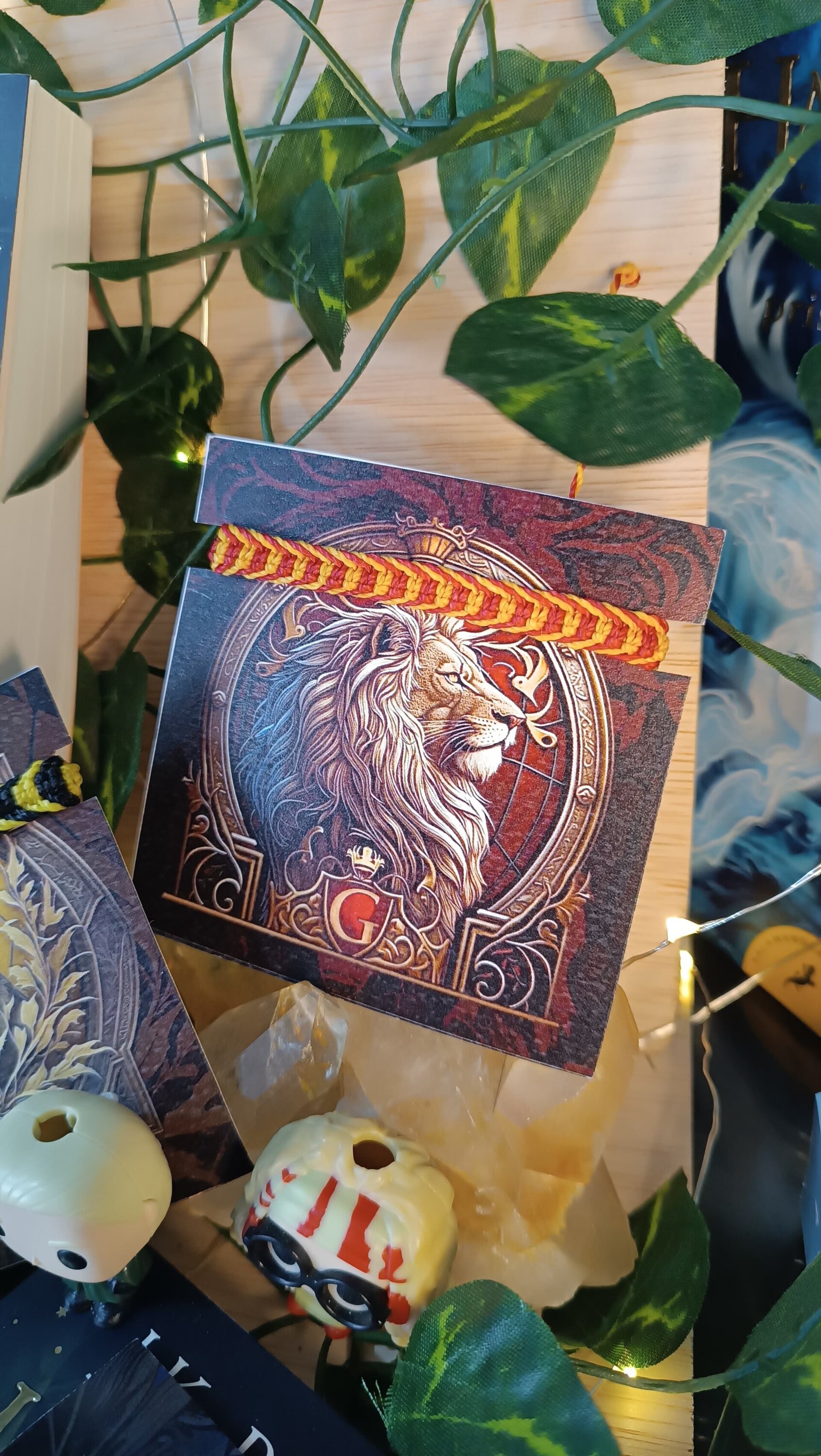 Pulseras casas de Harry Potter tejidas a mano macrame - 2