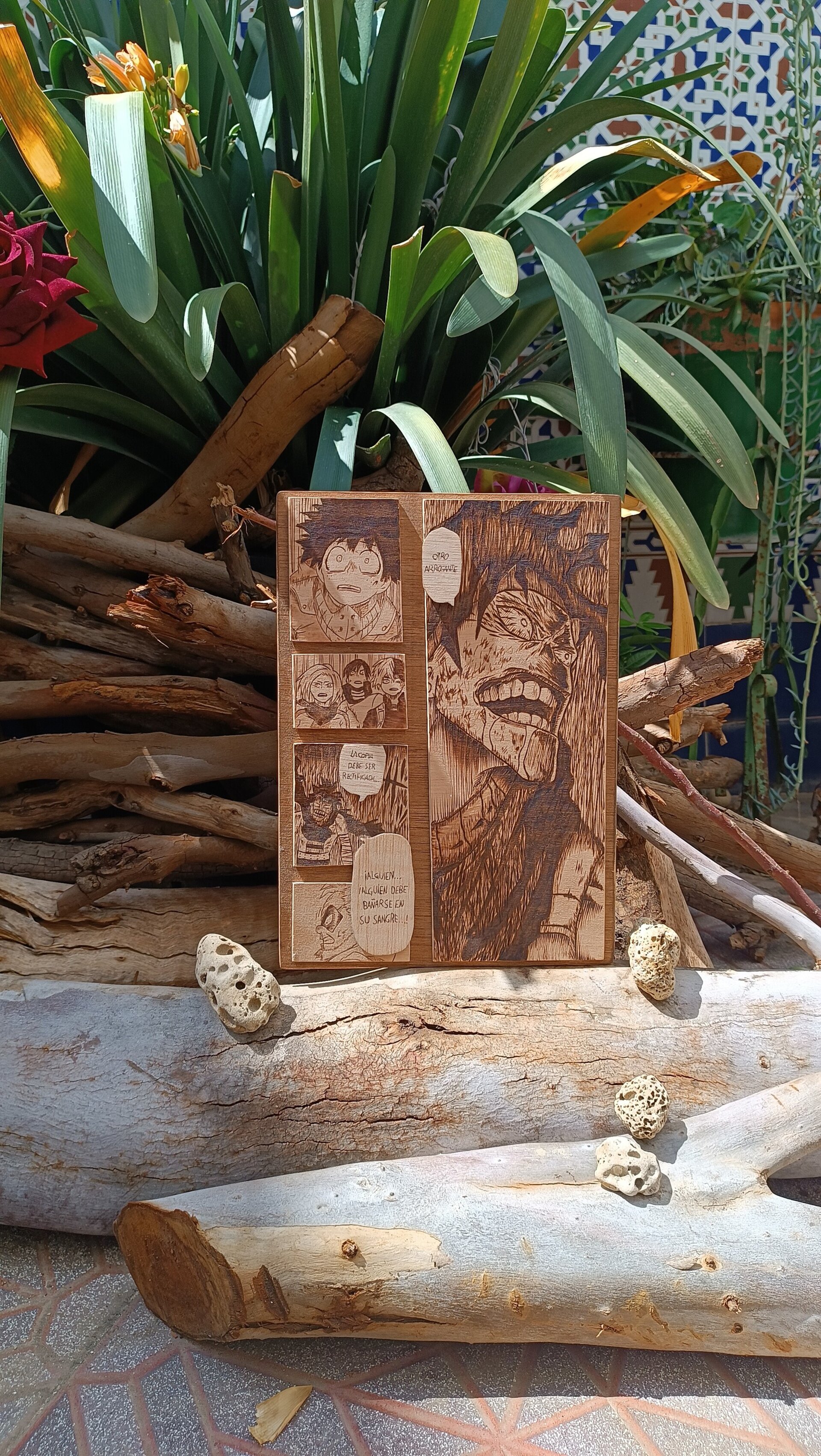 Cuadro página manga Boku no hero - 4