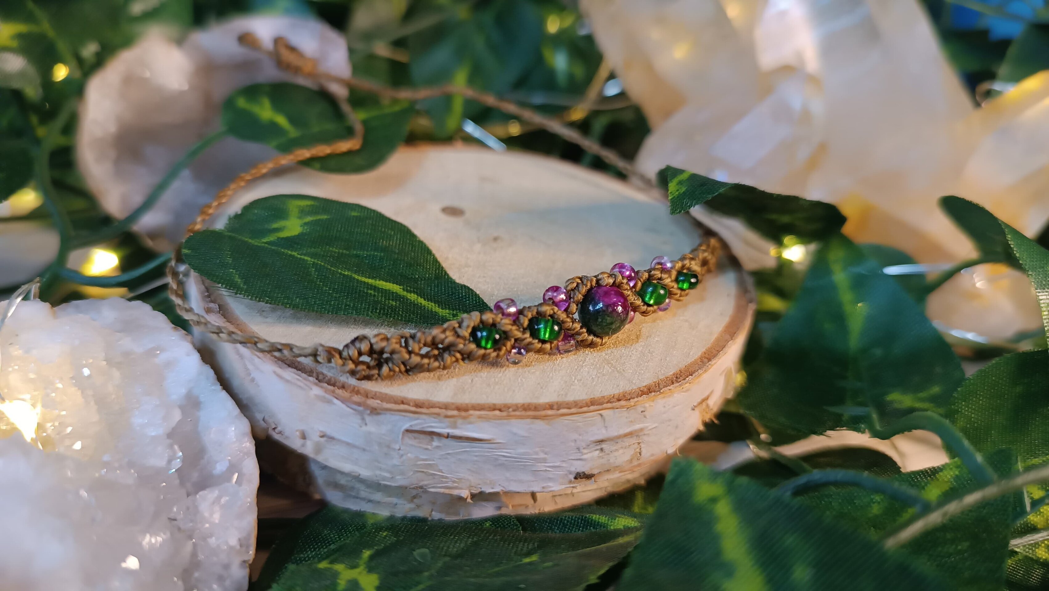 Pulseras macramé medieval - 3