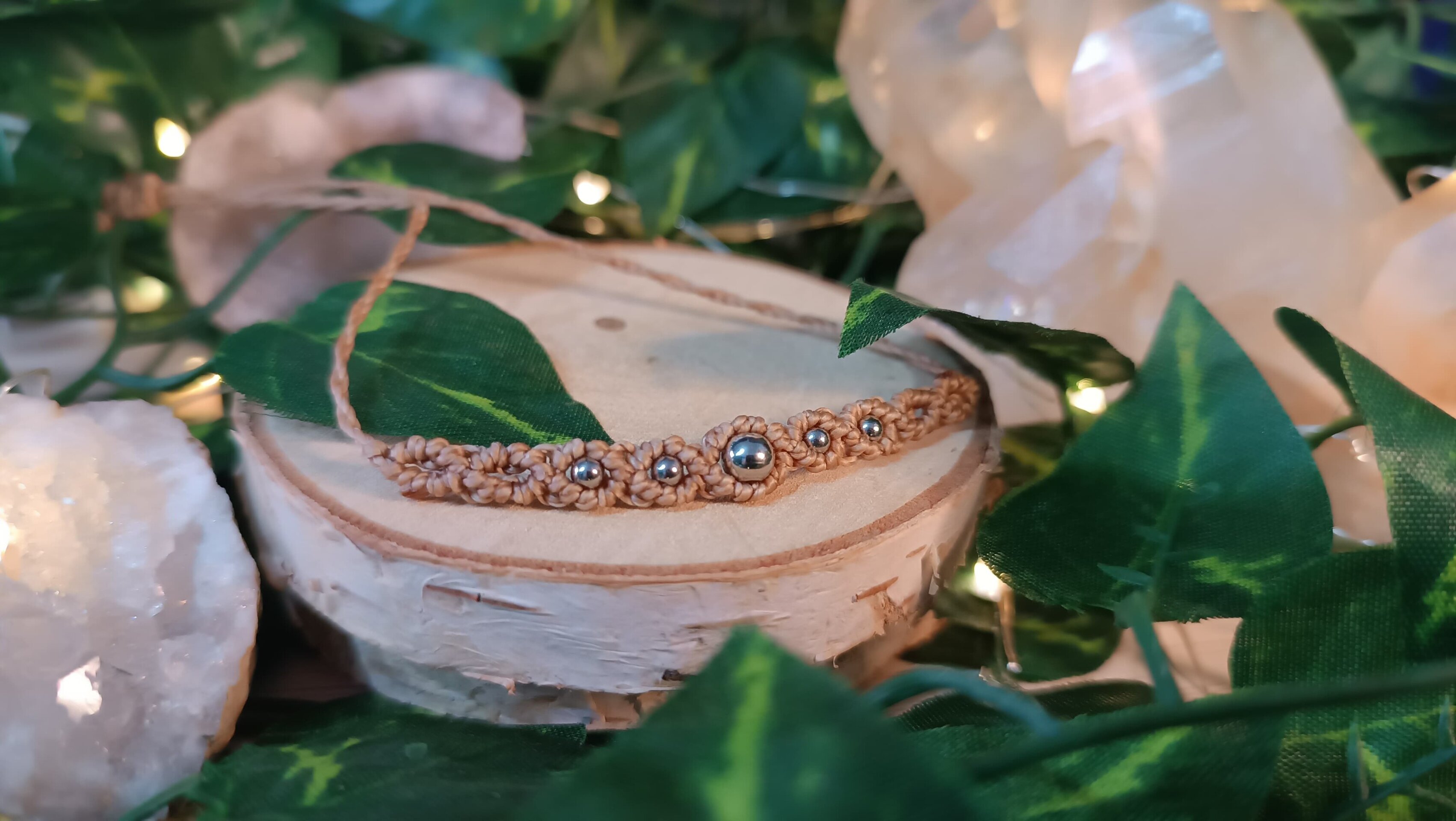 Pulseras macramé medieval - 7