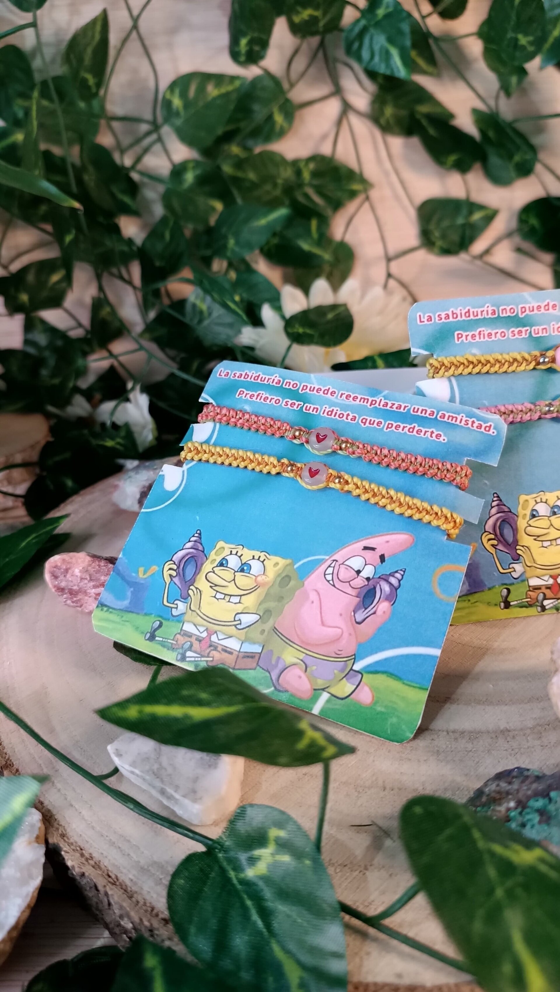 Pulsera Bob esponja y Patricio pulseras de la amistad - 2