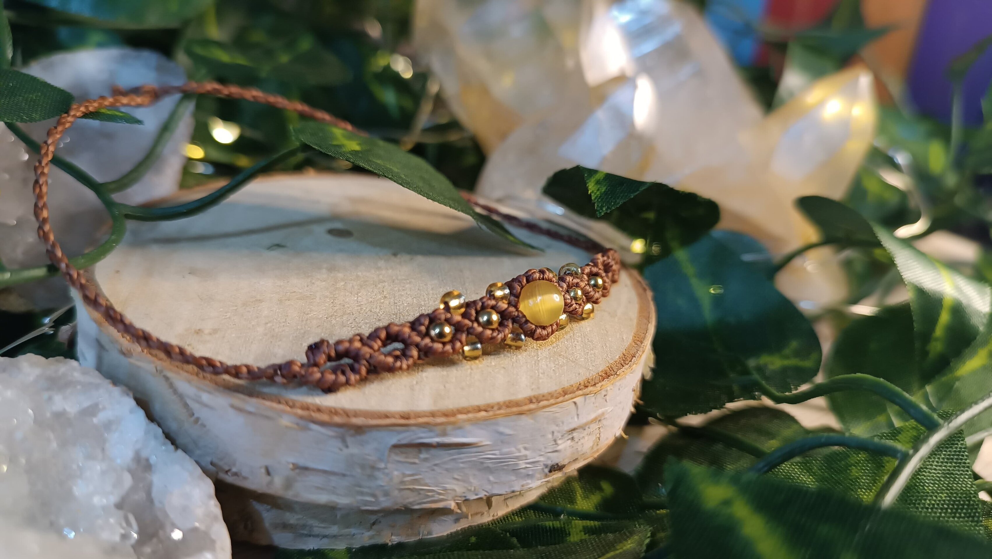 Pulseras macramé medieval - 2