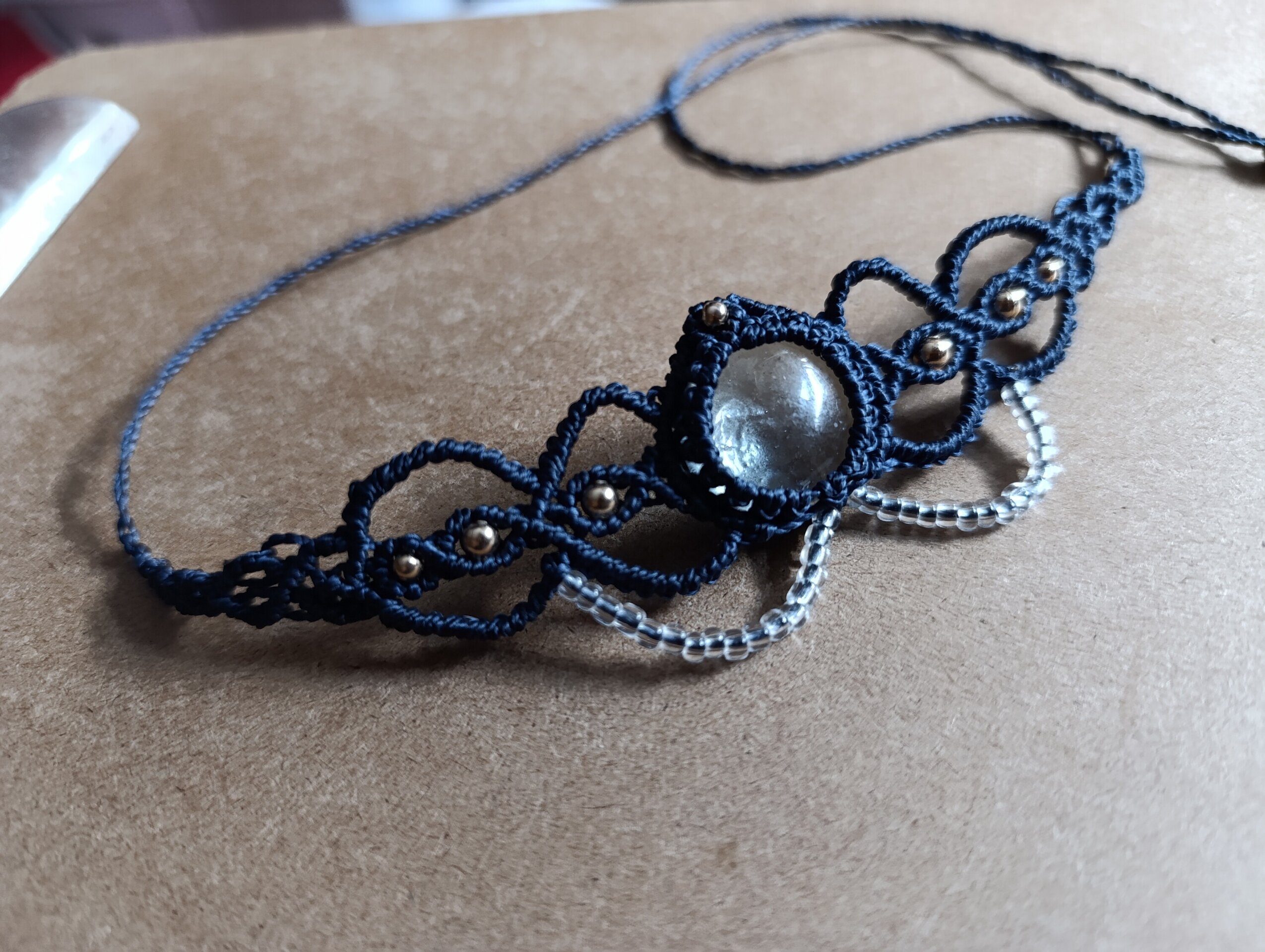 Gargantilla/Choker macramé - 2