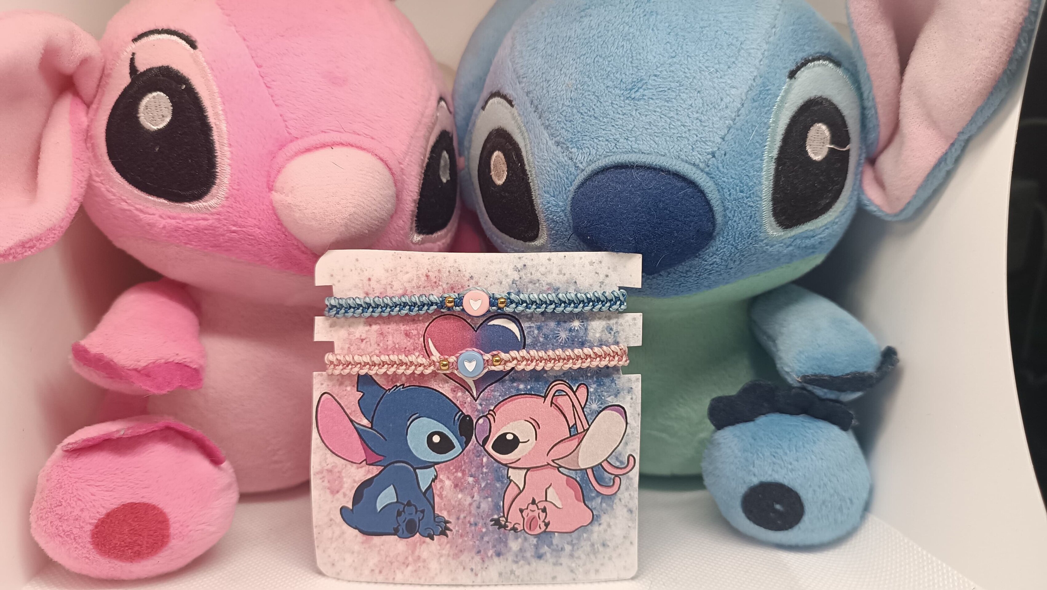 Pulseras Stitch y ángel Disney pulseras para compartir - 2