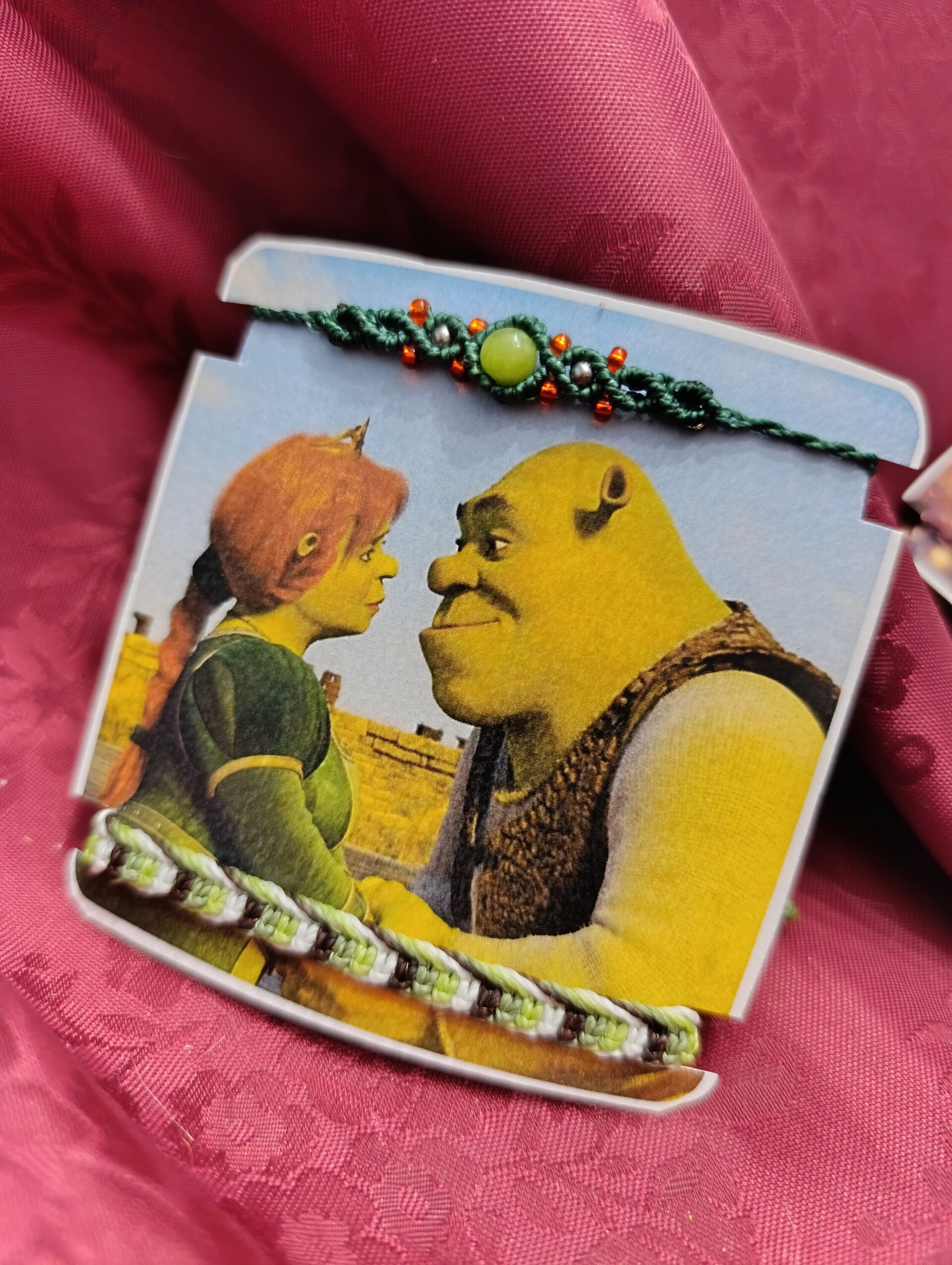 Pareja de pulseras Fiona y Shrek - 3