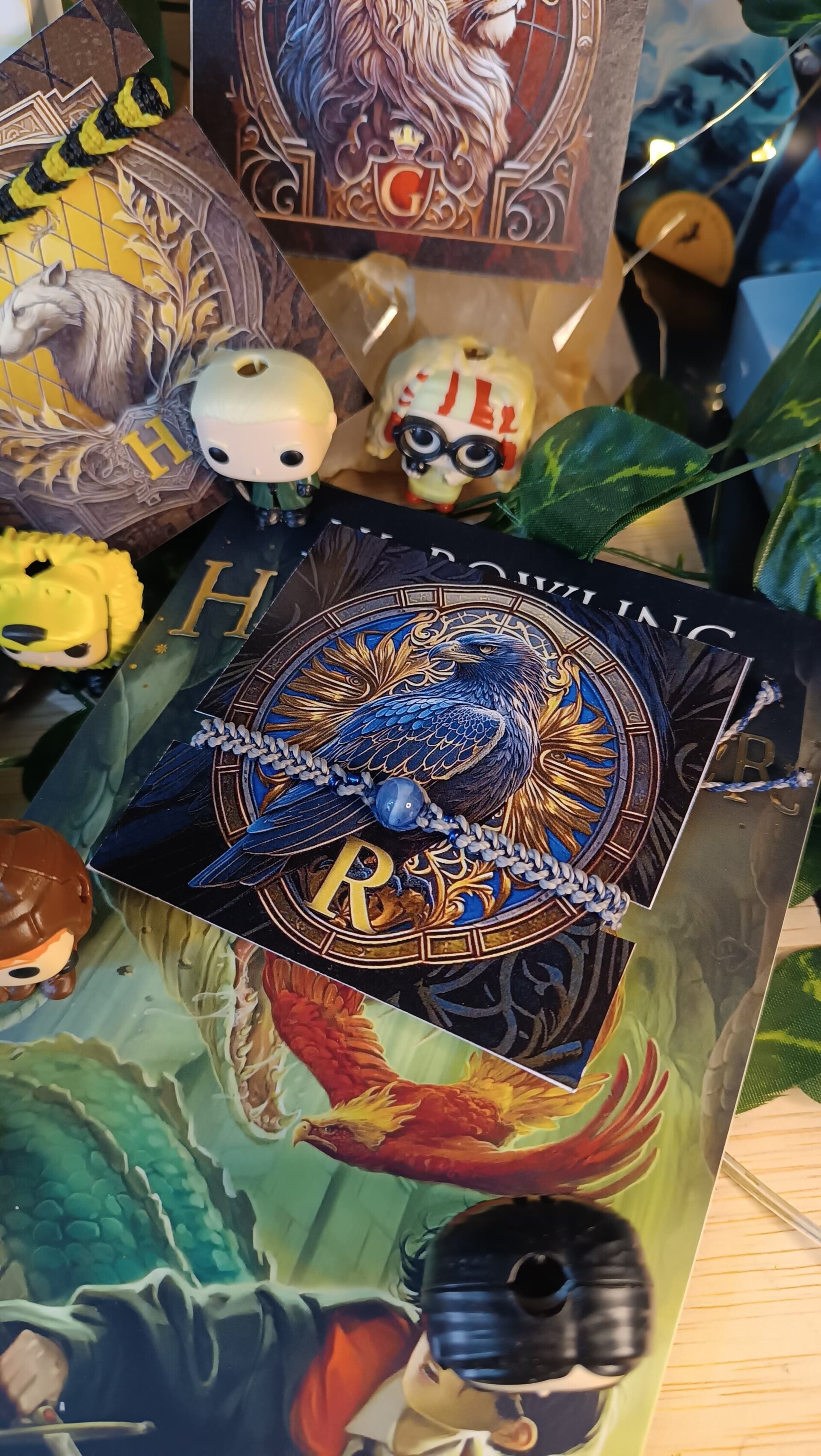 Pulseras casas de Harry Potter tejidas a mano macrame - 8