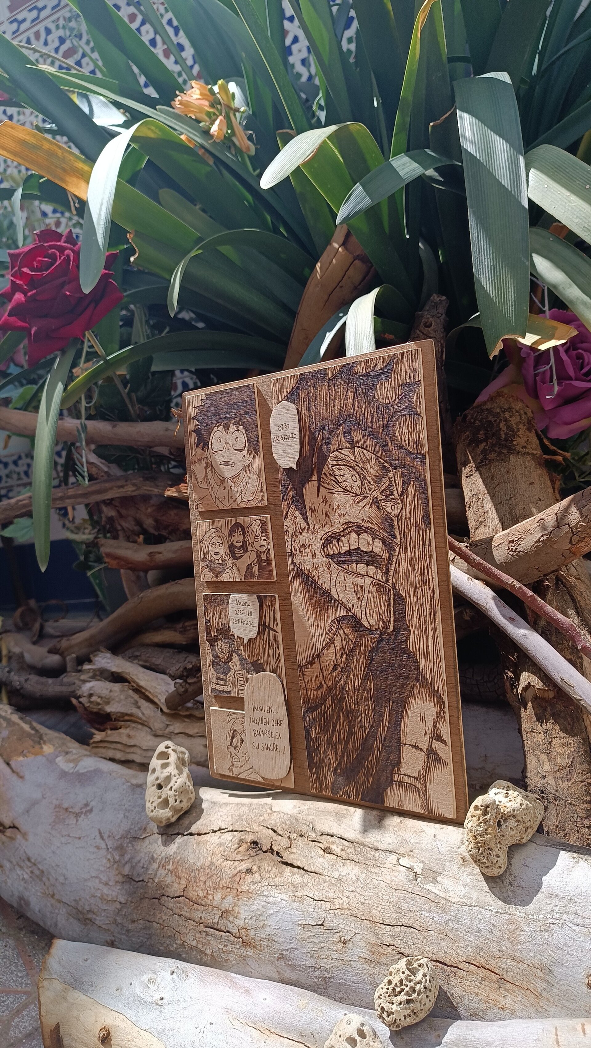 Cuadro página manga Boku no hero - 3