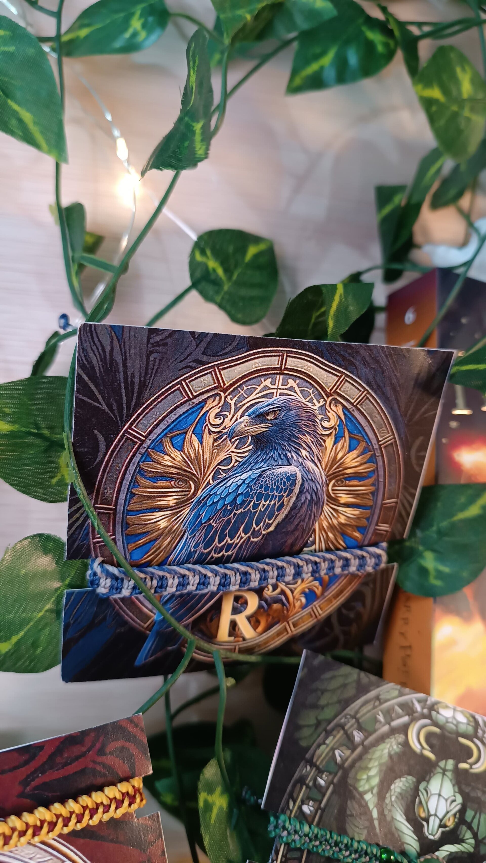 Pulseras casas de Harry Potter tejidas a mano macrame - 9