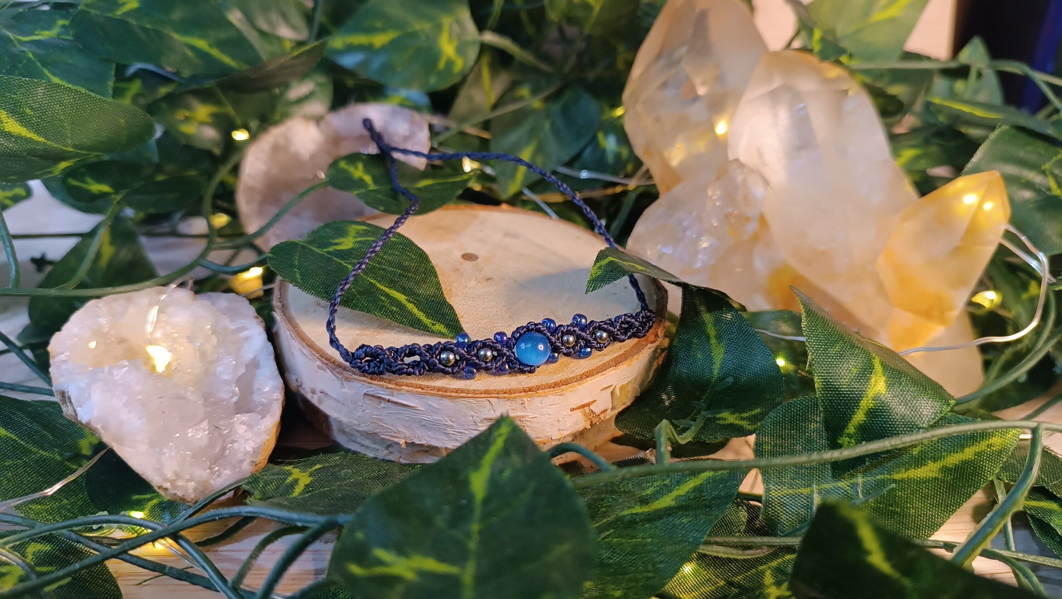 Pulseras macramé medieval - 10