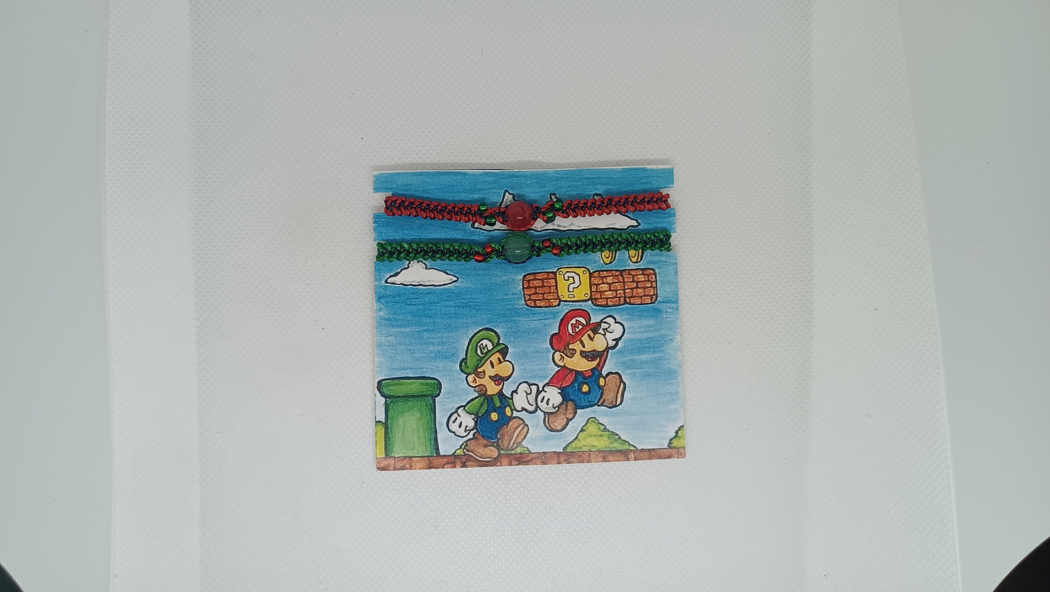 Pulseras Mario Bross Mario y Luigi nintento pulseras para compartir - 5