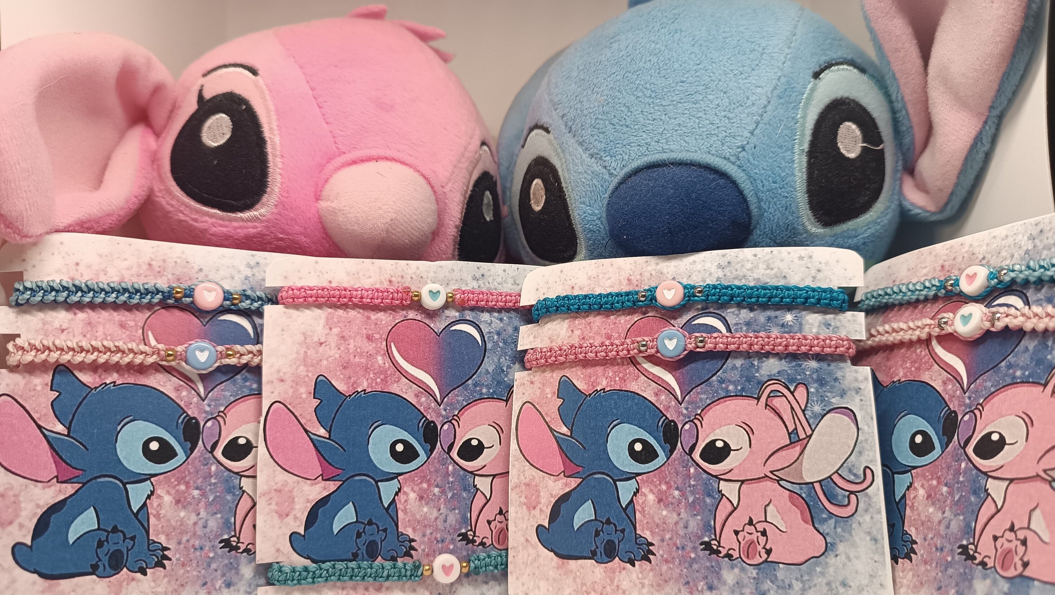 Pulseras Stitch y ángel Disney pulseras para compartir - 4