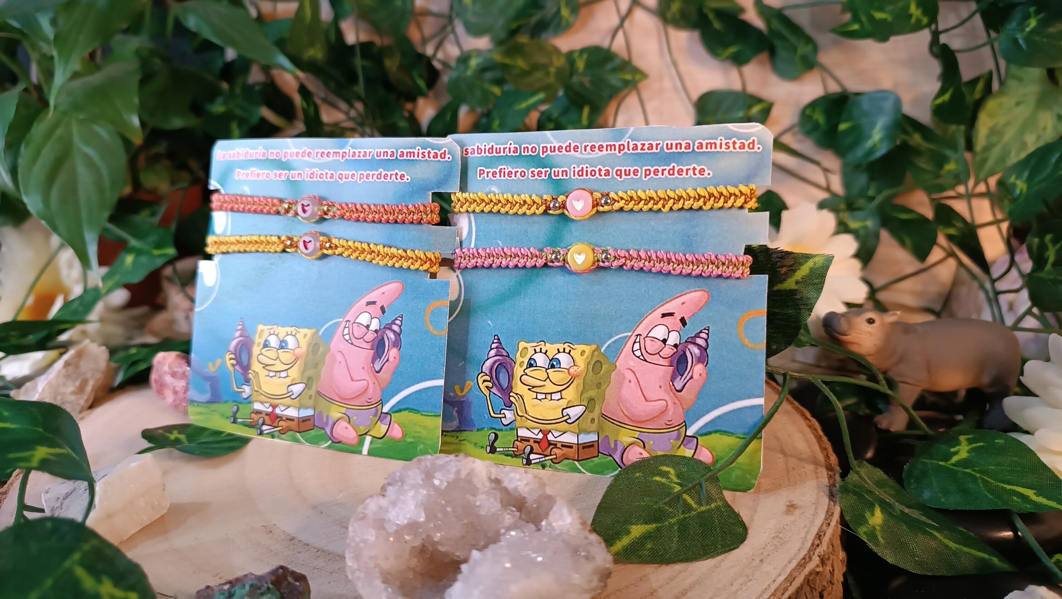 Pulsera Bob esponja y Patricio pulseras de la amistad - 5