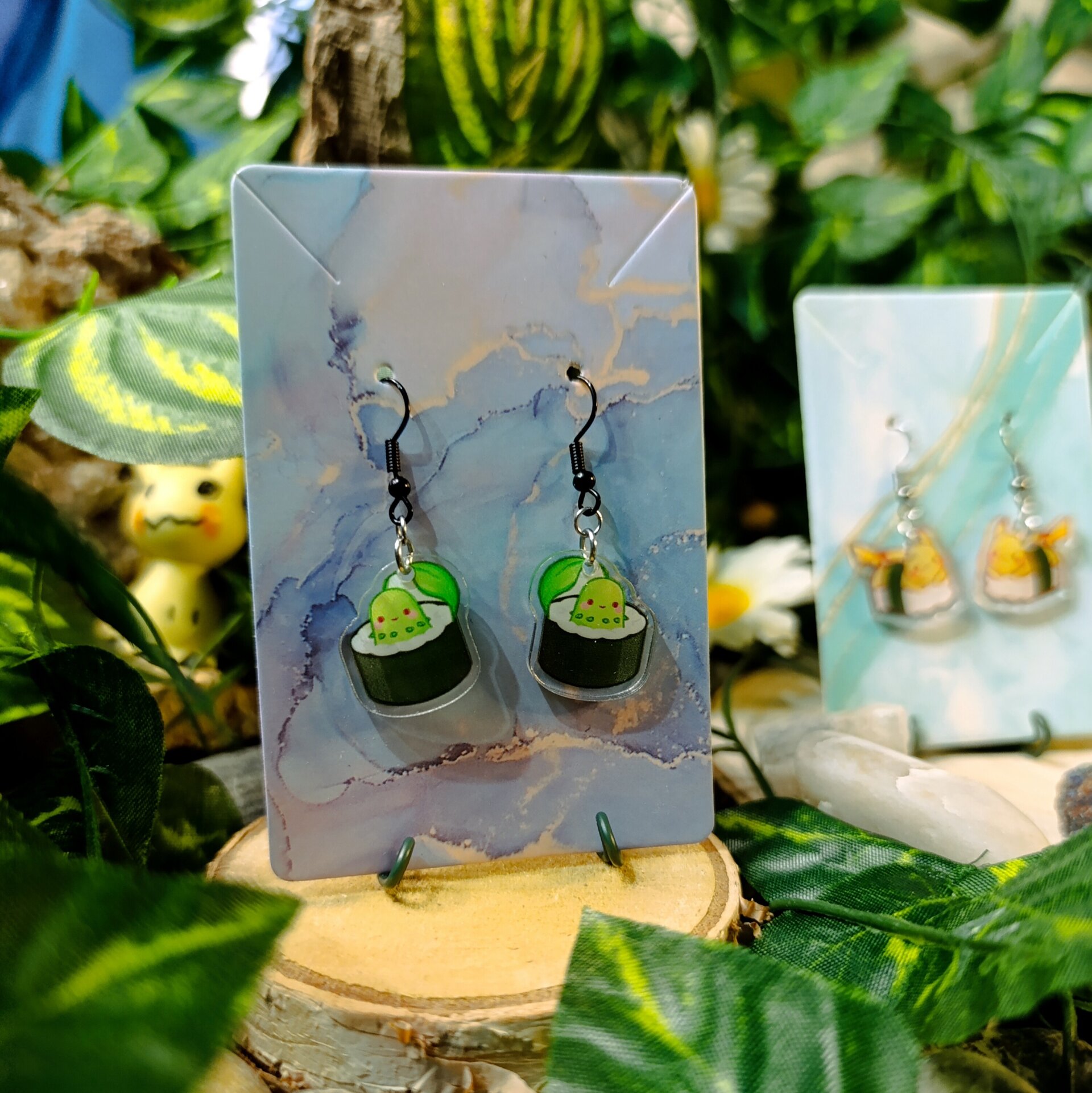 Pendientes Pokémon sushi - 3