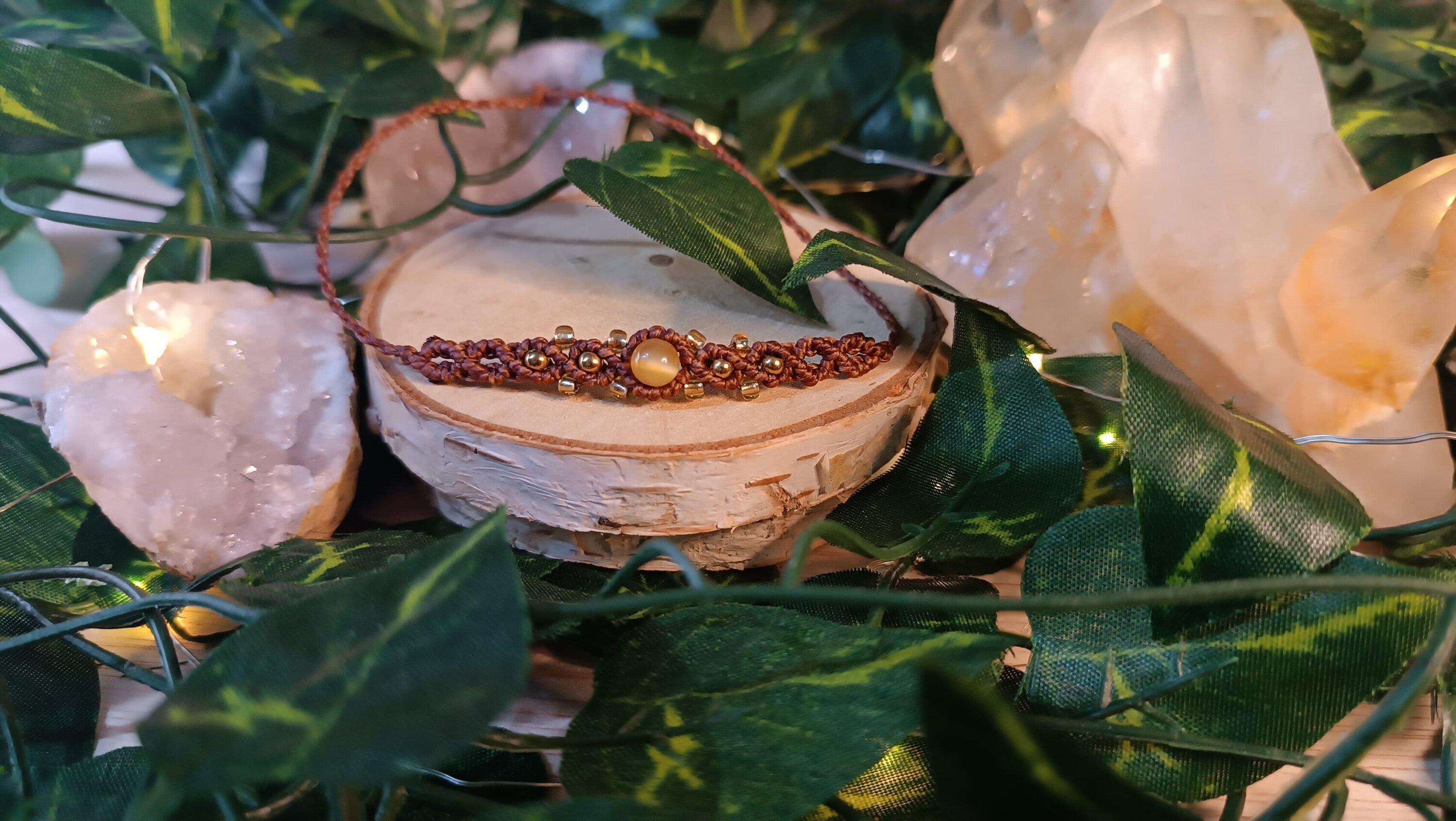 Pulseras macramé medieval - 6