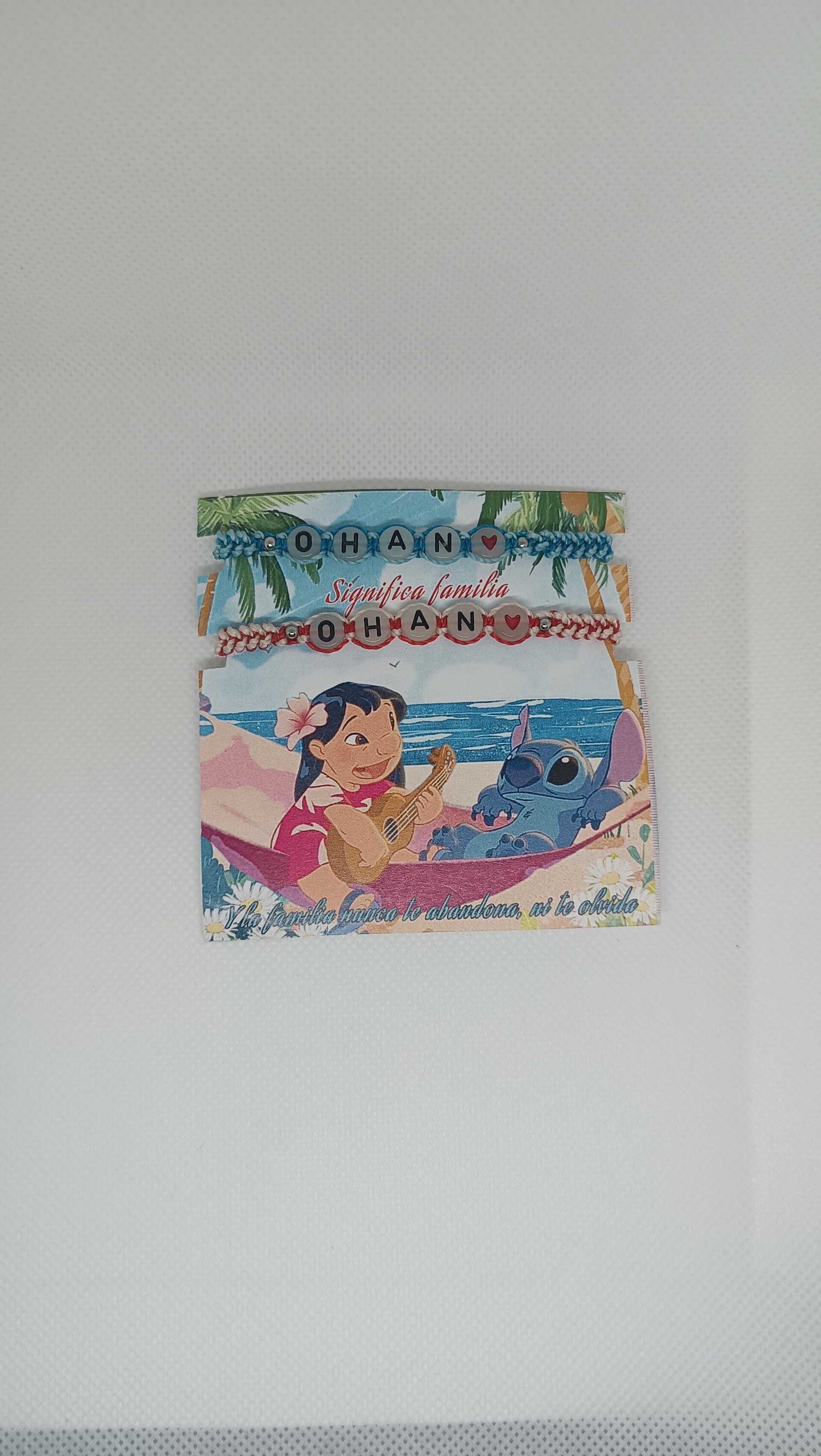 Pulseras Lilo y Stitch disney OHANA pulseras para compartir - 8
