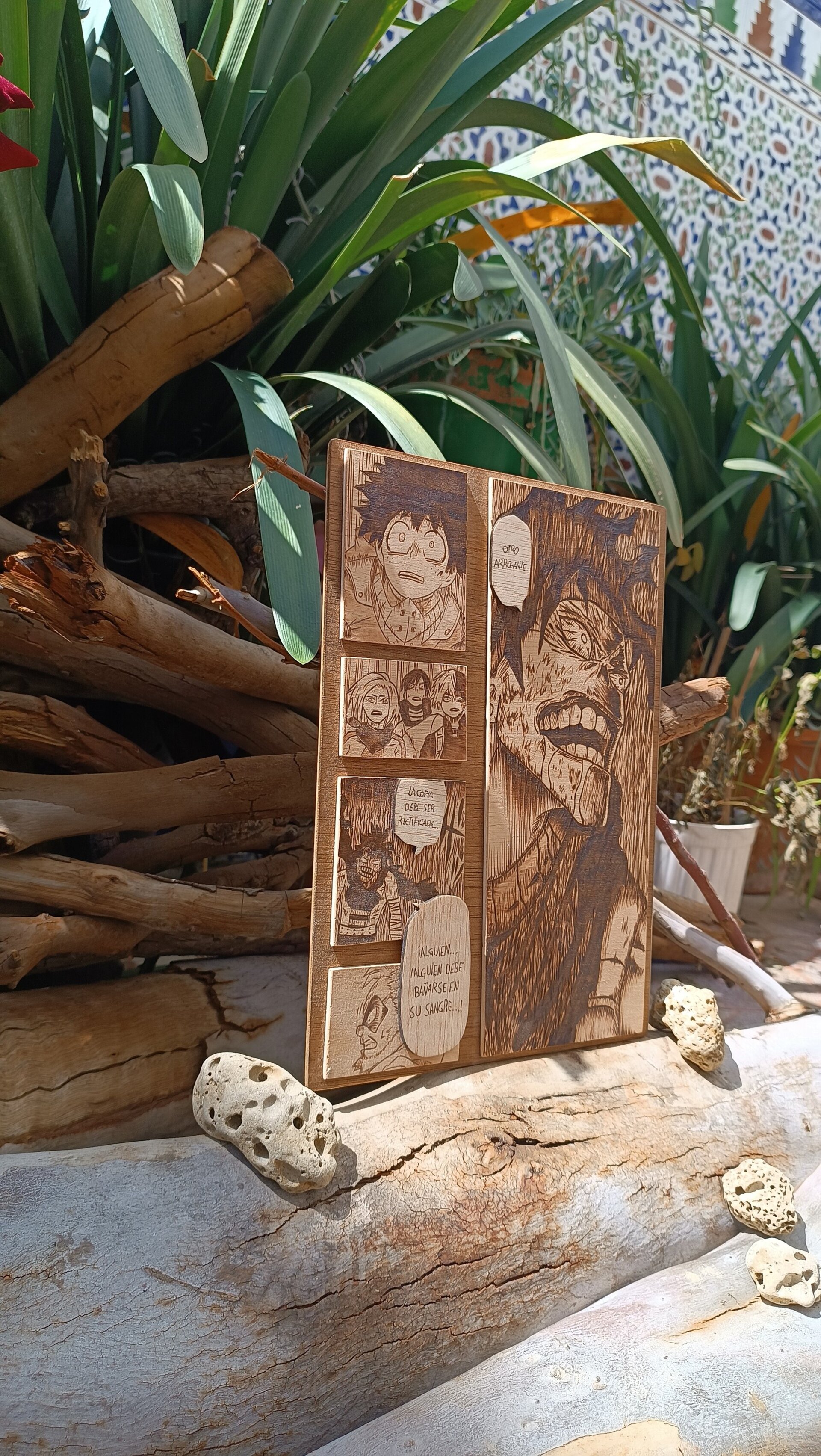 Cuadro página manga Boku no hero - 2