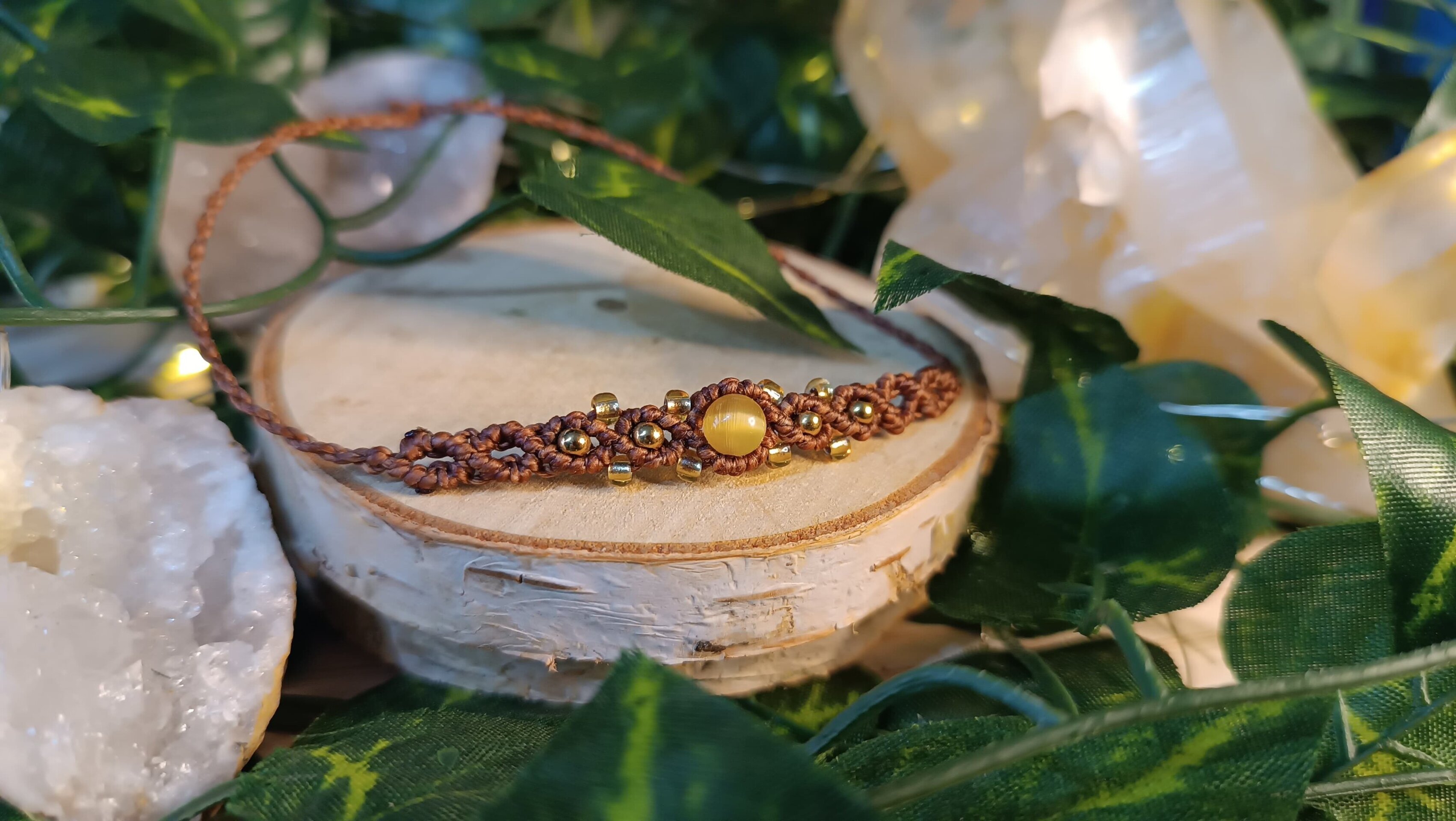 Pulseras macramé medieval - 4