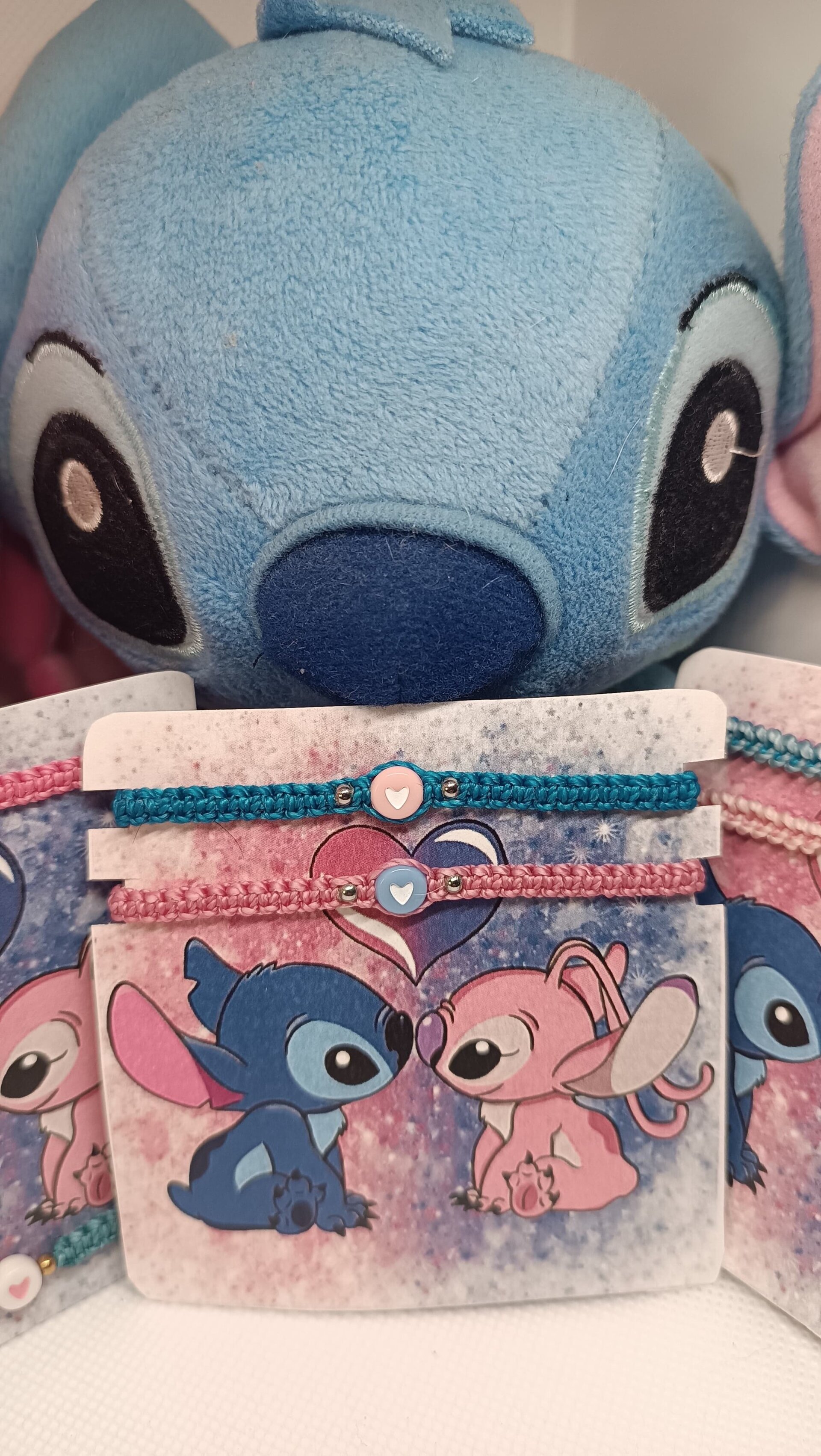 Pulseras Stitch y ángel Disney pulseras para compartir - 3