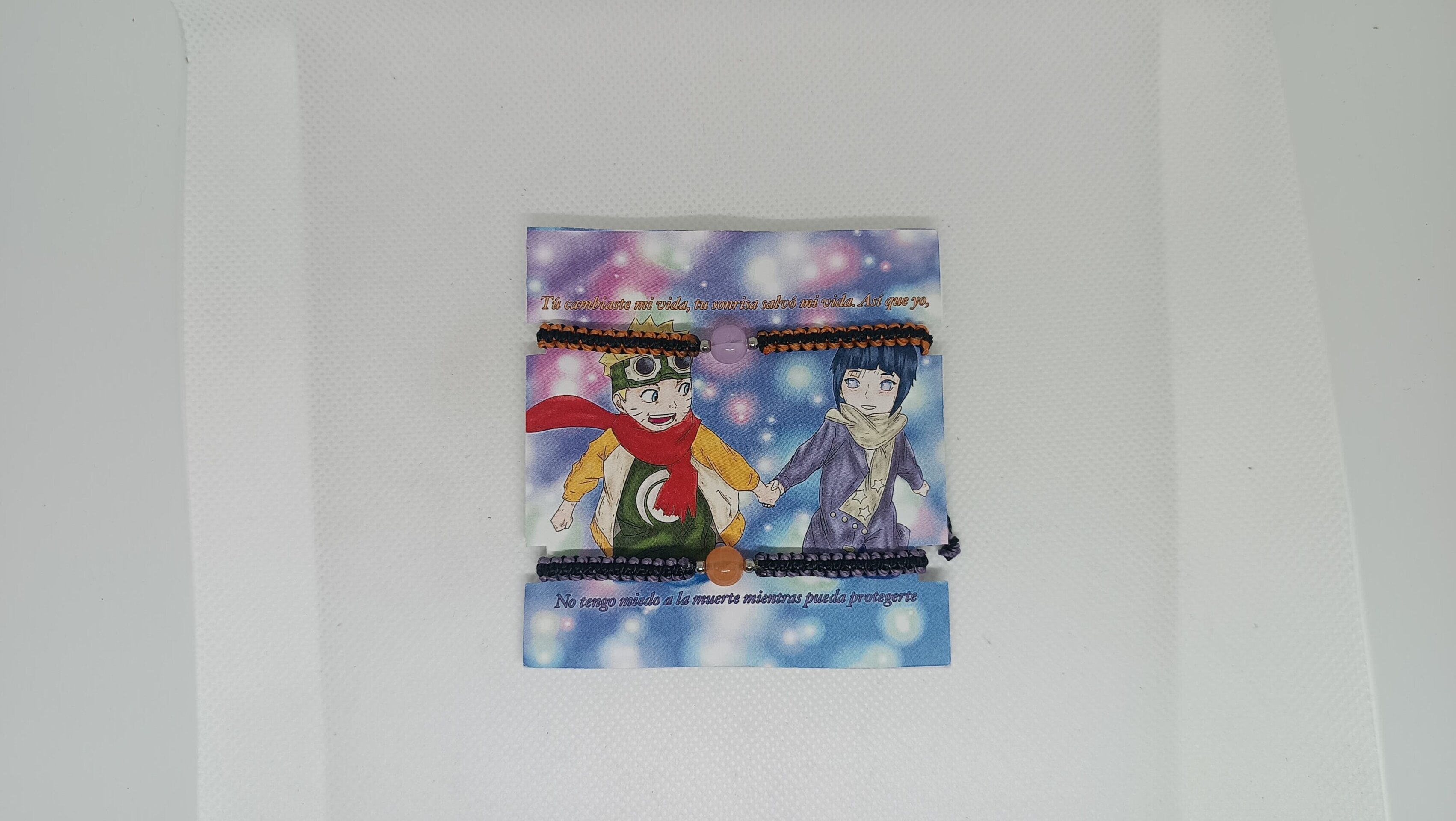 Pulseras Naruto e Hinata anime pulseras para compartir con piedra lunar - 13