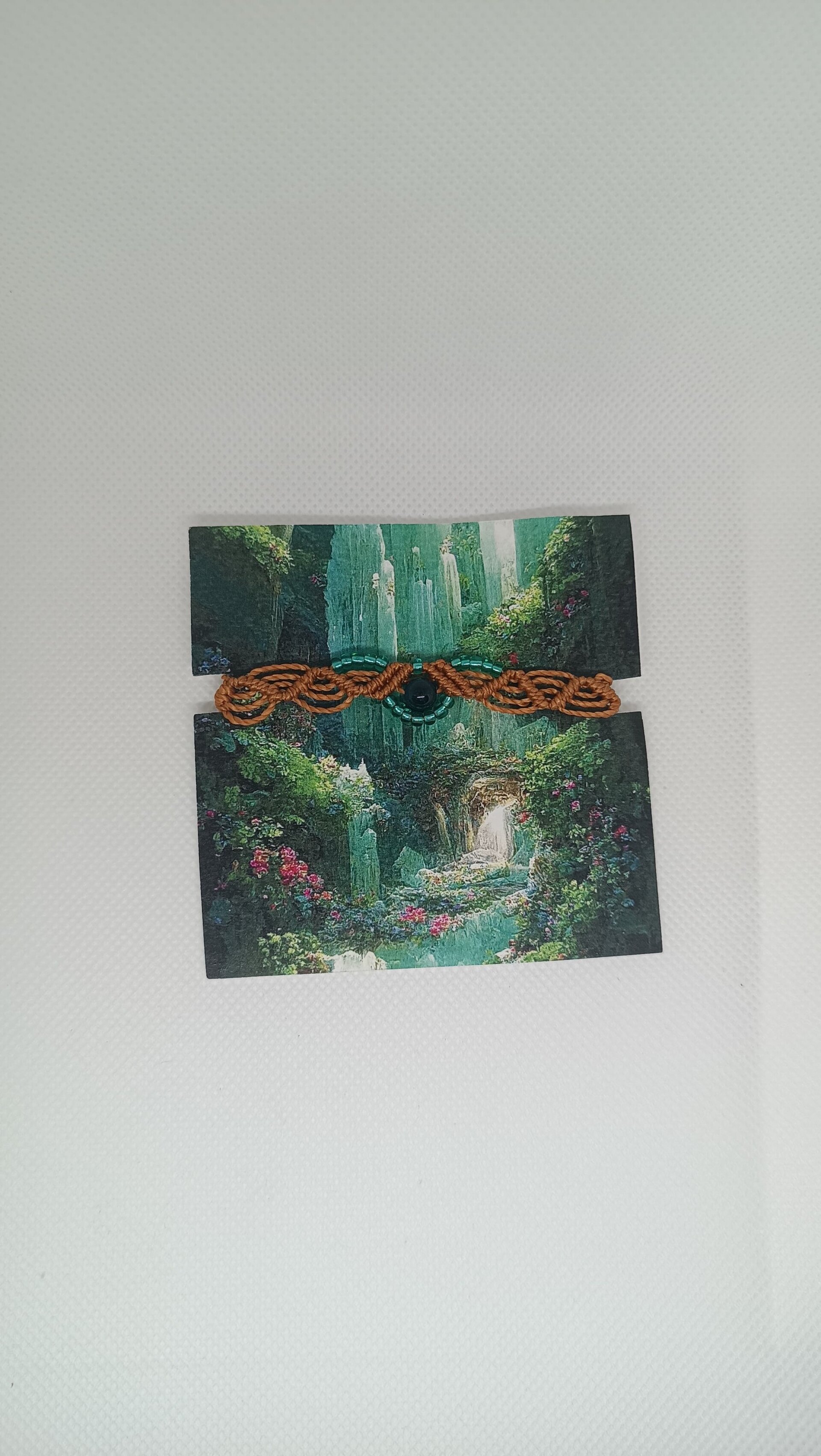 Pulseras fantasía medieval con piedras naturales y acero inoxidable - 10