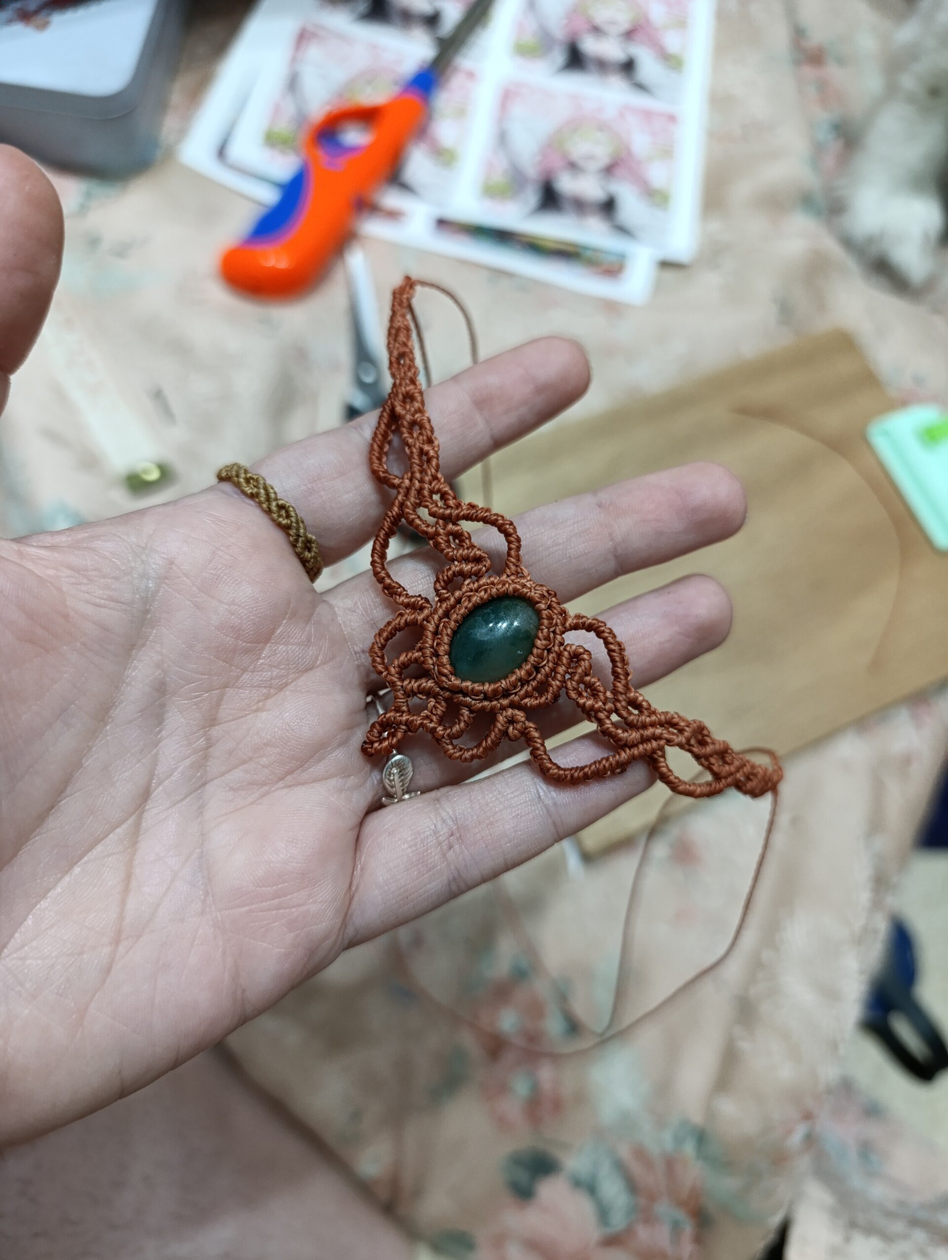 Gargantilla Ágata india - 4