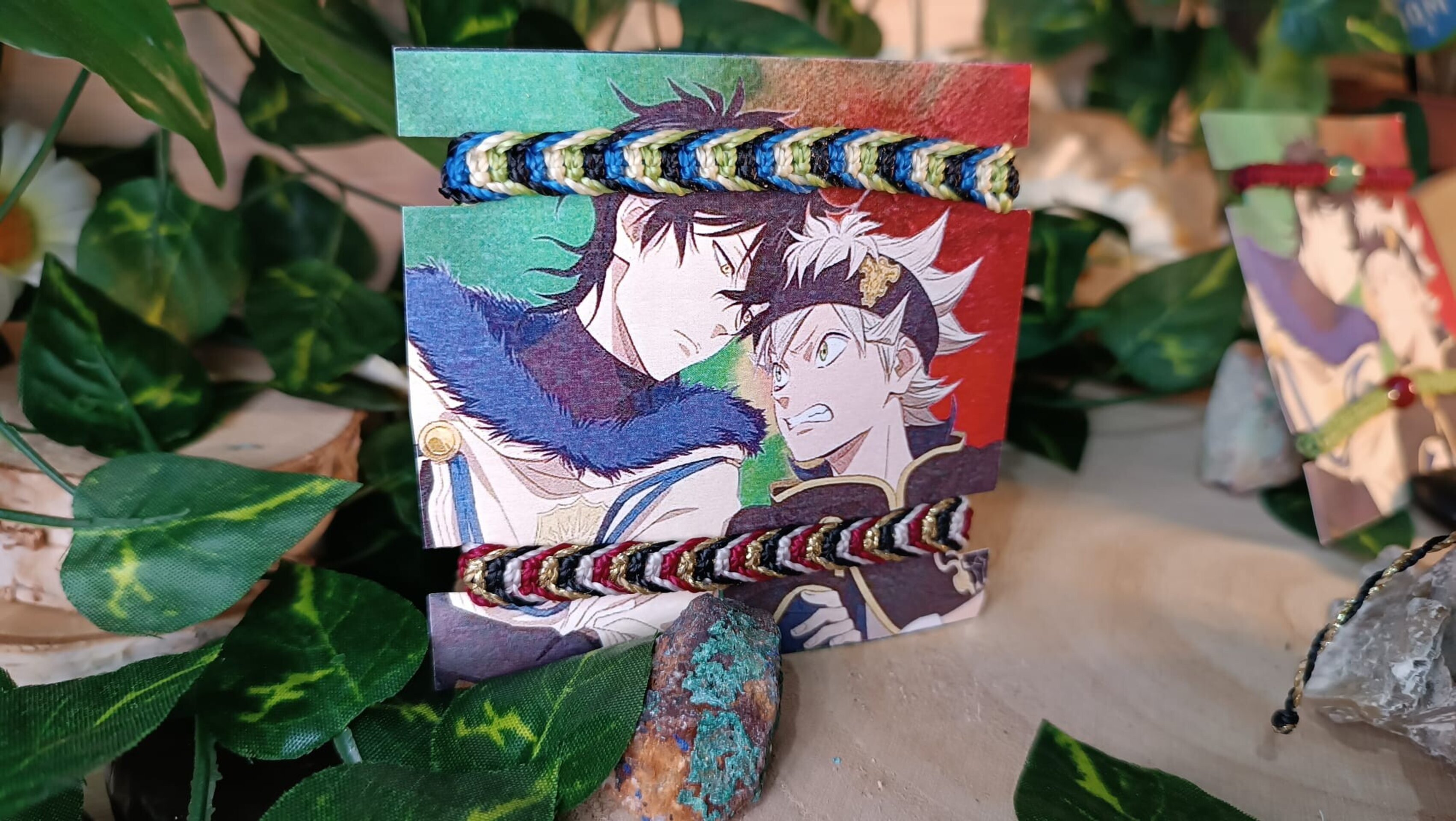 Pulseras Black Clover Asta y Yuno - 3