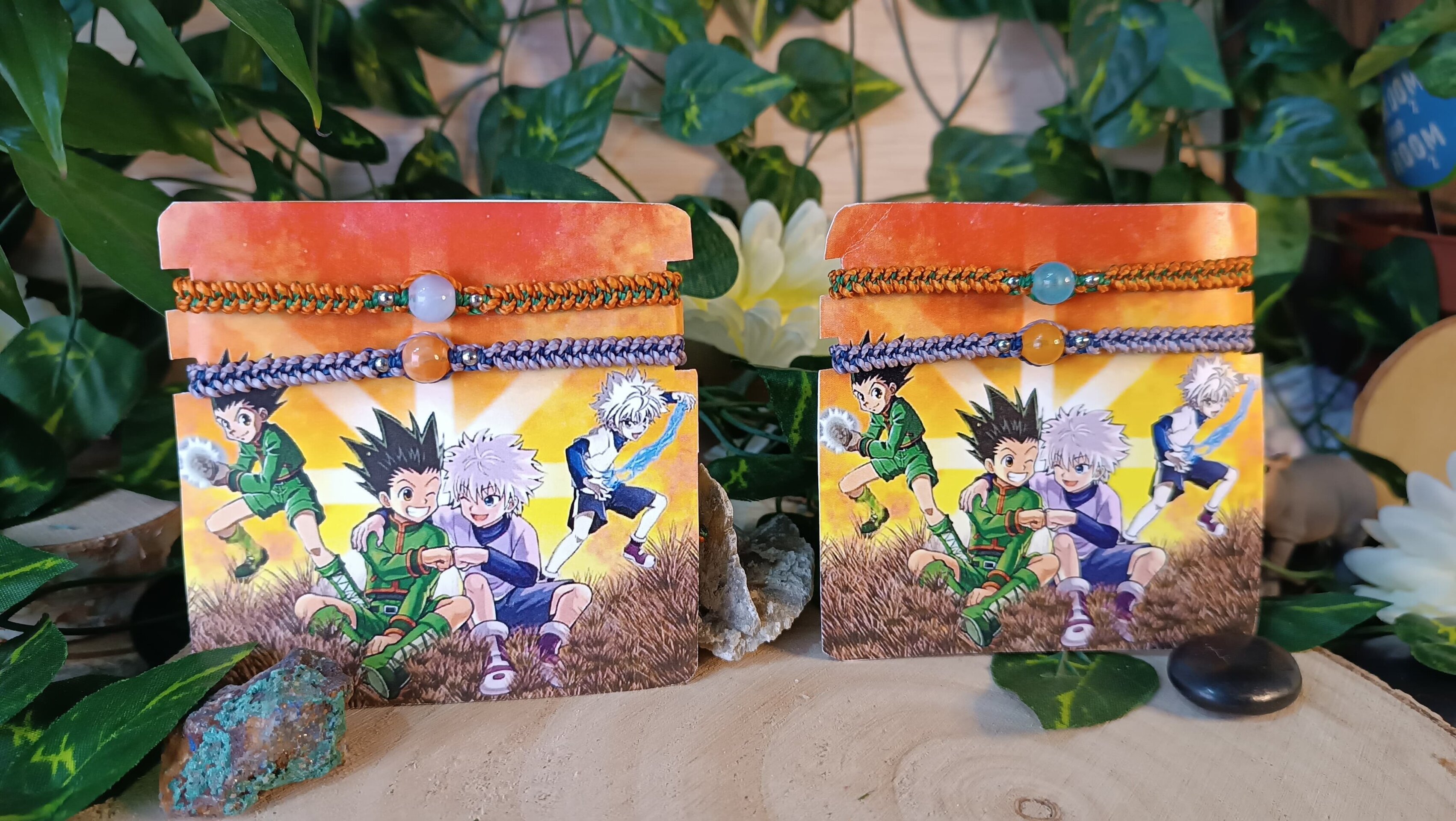 Pulseras Hunter x Hunter, Gon y Kilua anime Pulseras para compartir - 3