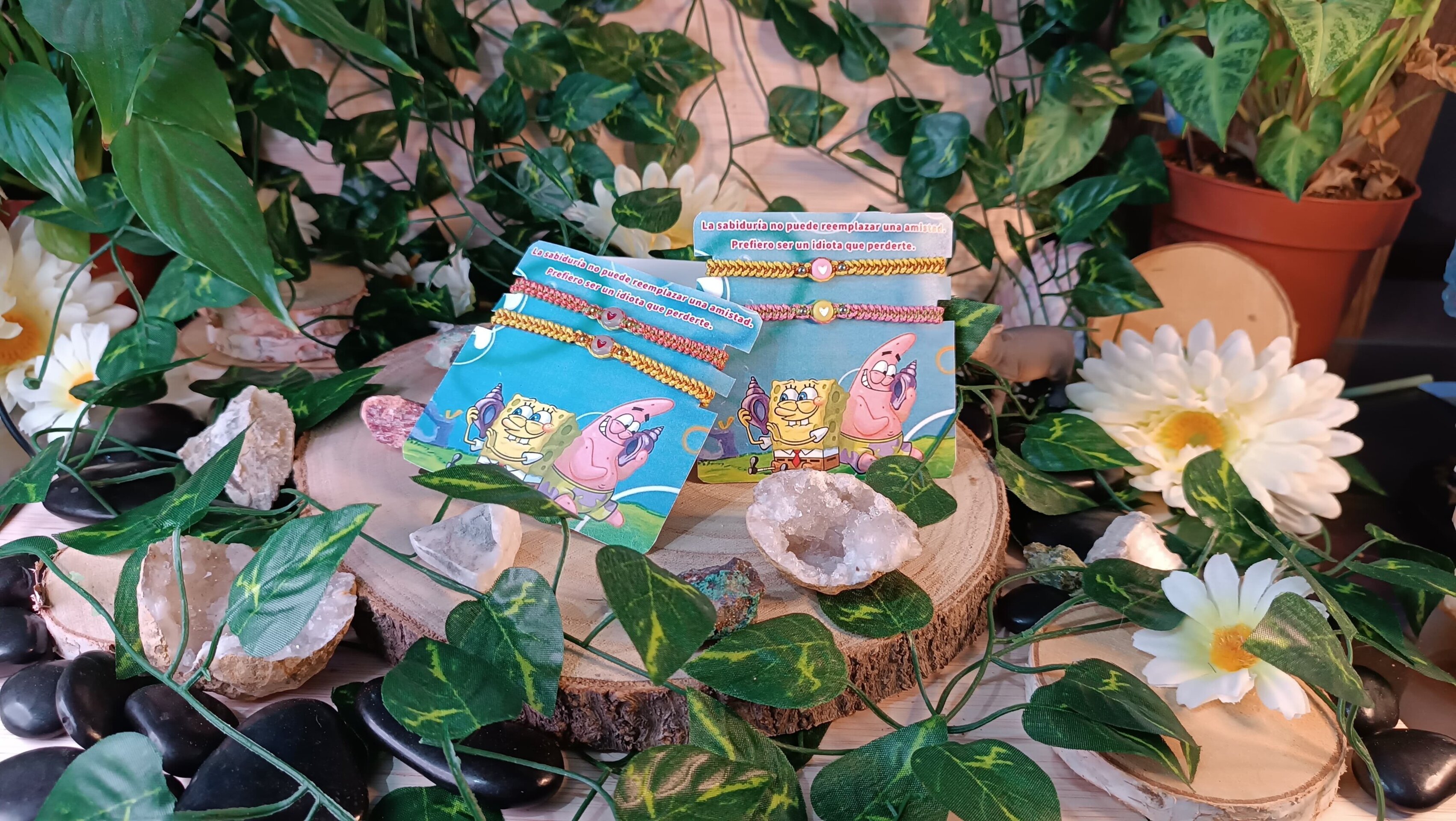 Pulsera Bob esponja y Patricio pulseras de la amistad - 4