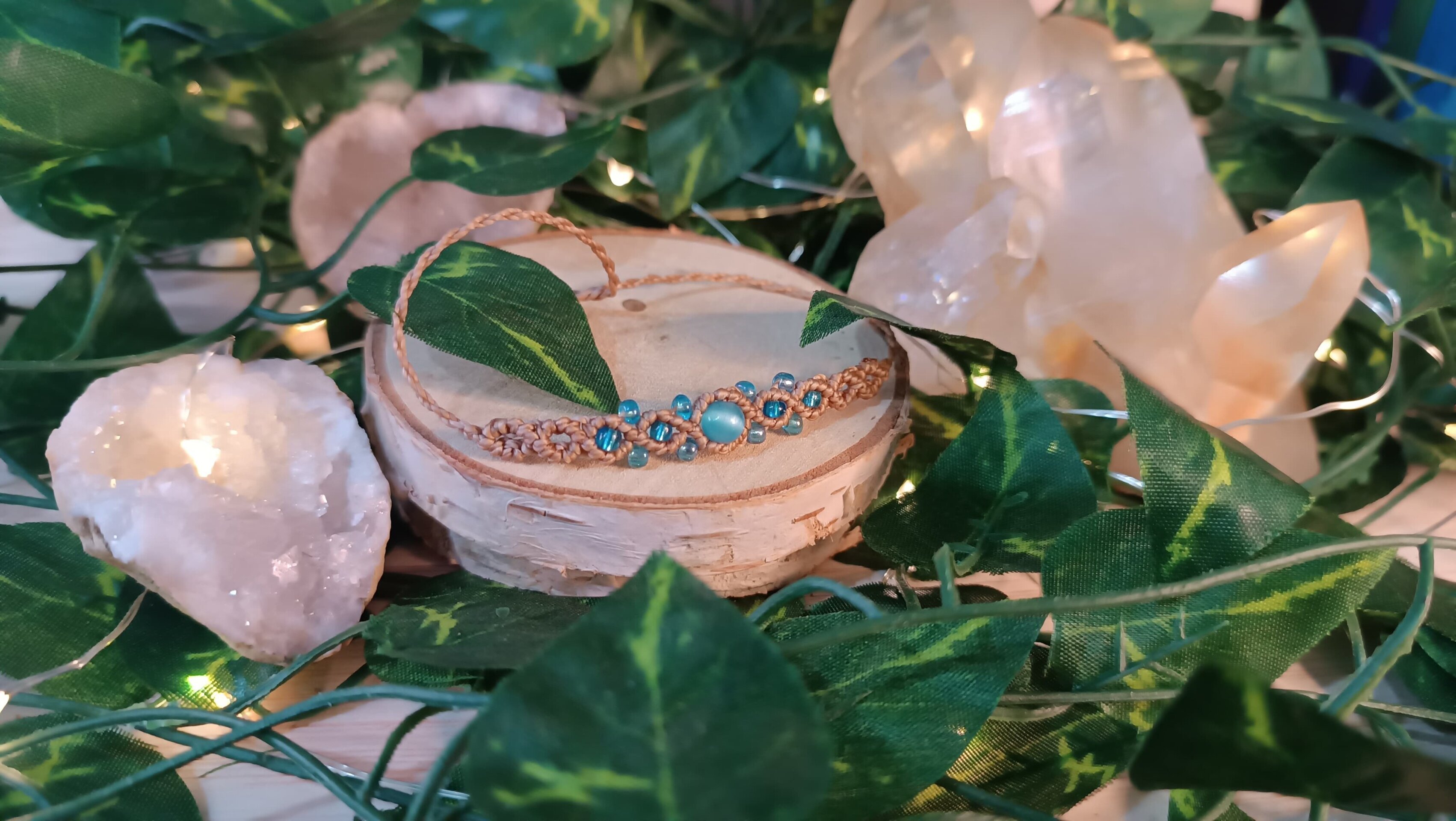 Pulseras macramé medieval - 9