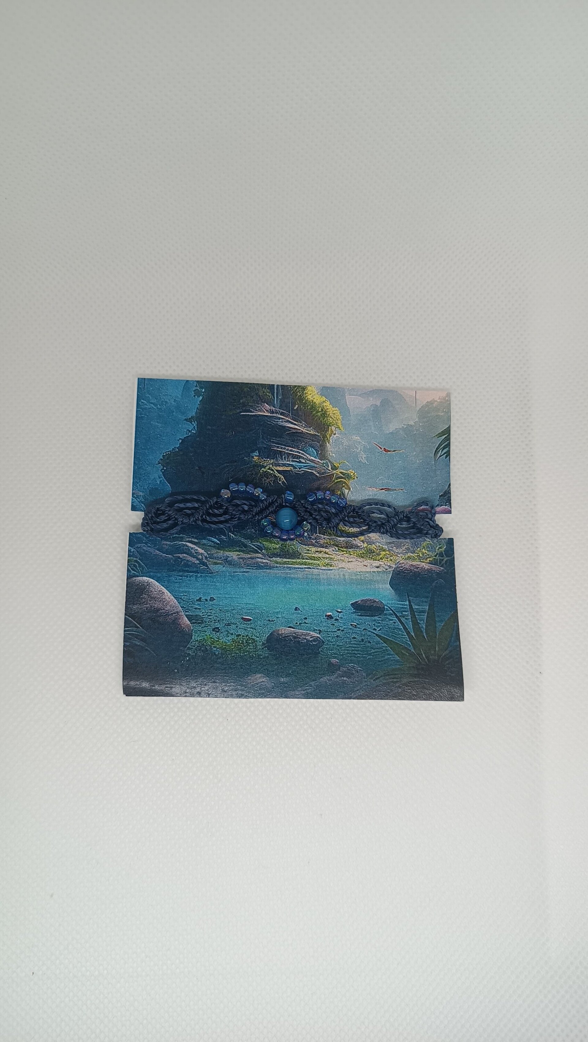 Pulseras fantasía medieval con piedras naturales y acero inoxidable - 12