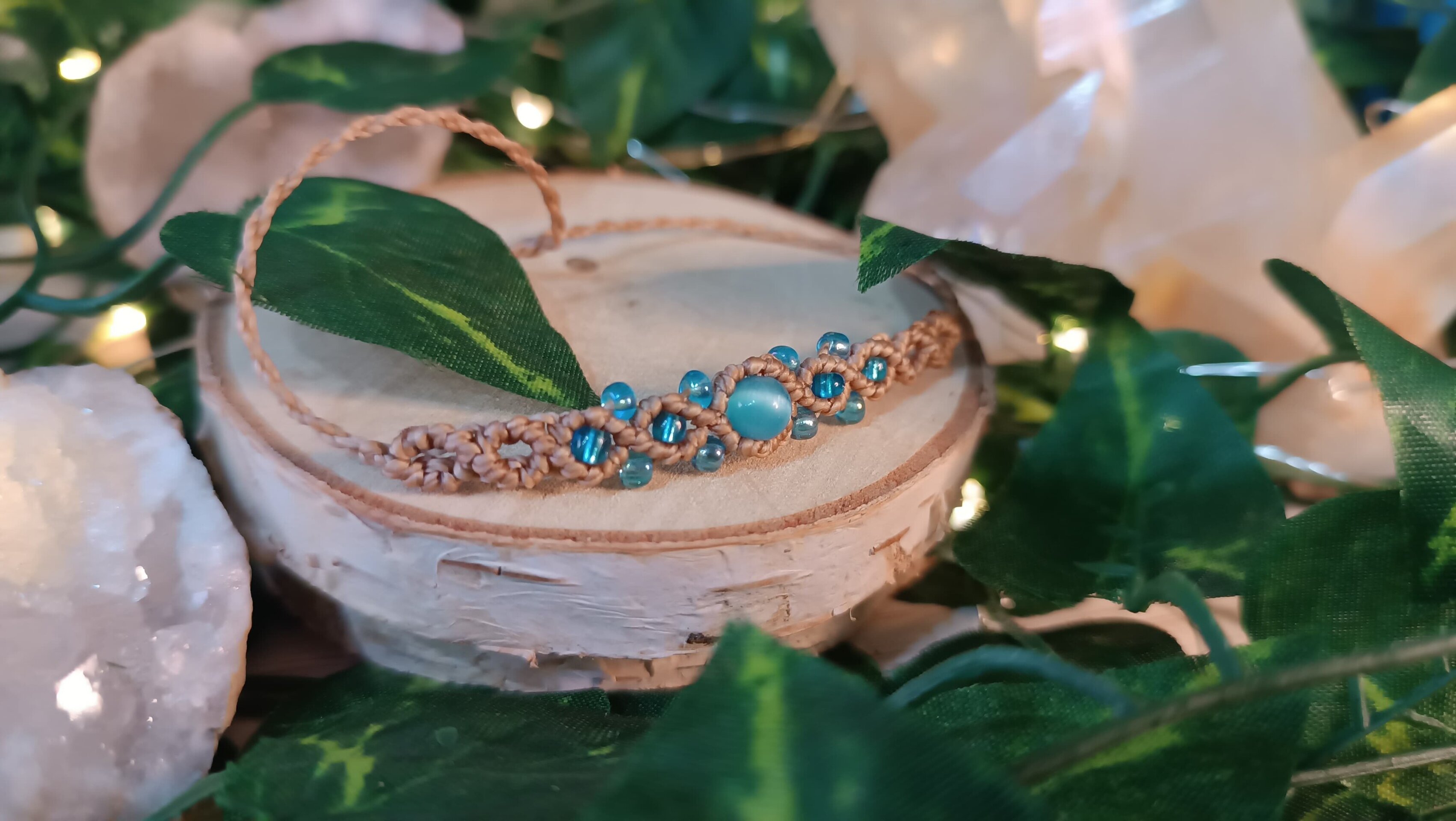 Pulseras macramé medieval - 11