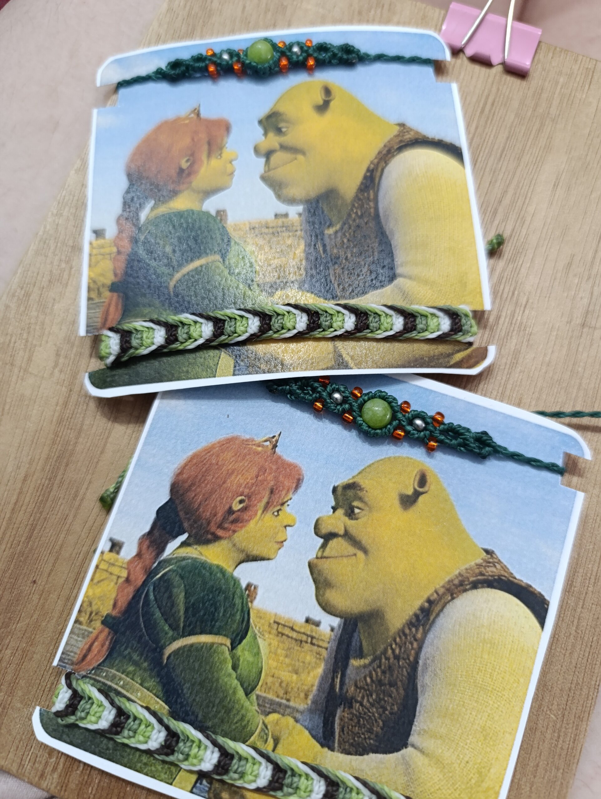 Pareja de pulseras Fiona y Shrek - 2